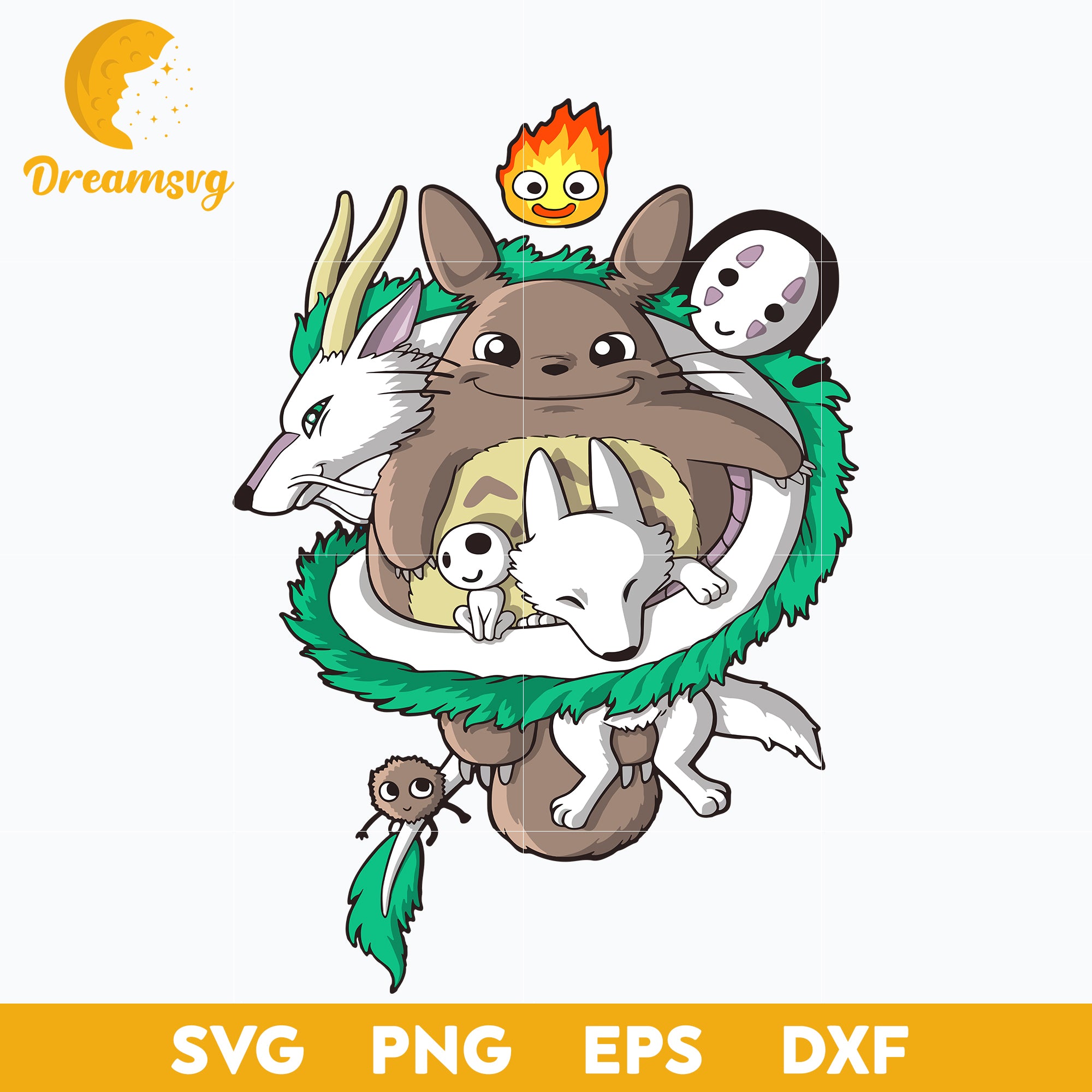 Chibi Ghibli Svg, Beautiful Fantasy Svg, Ghibli Svg, file for cricut, –  DreamSVG Store