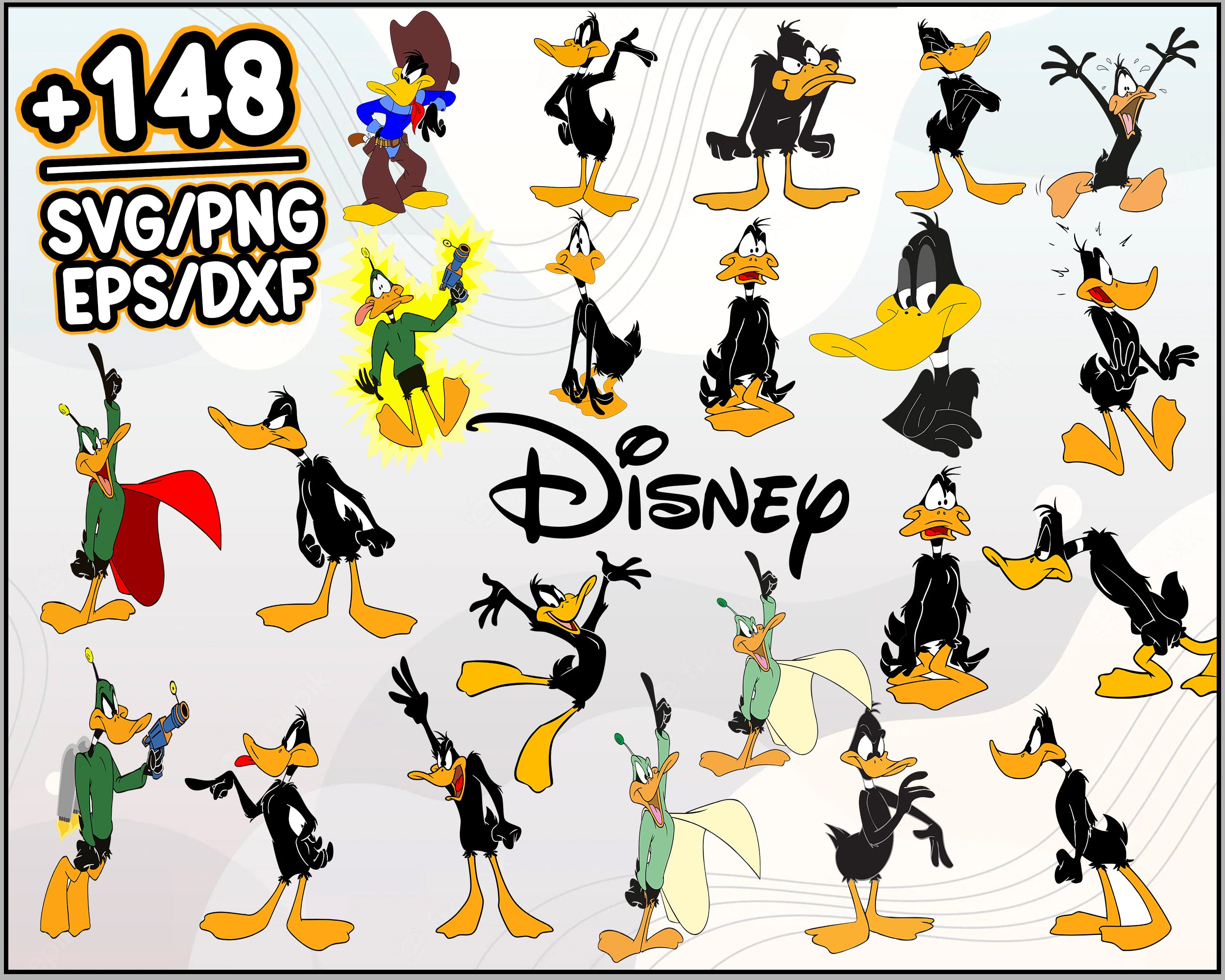 148+ Daisy Duck Svg Bundle, Disney Daisy Duck, Disney Daisy Duck Svg Cricut, Daffy Duck Svg, Cartoon svg, png, dxf, eps digital file