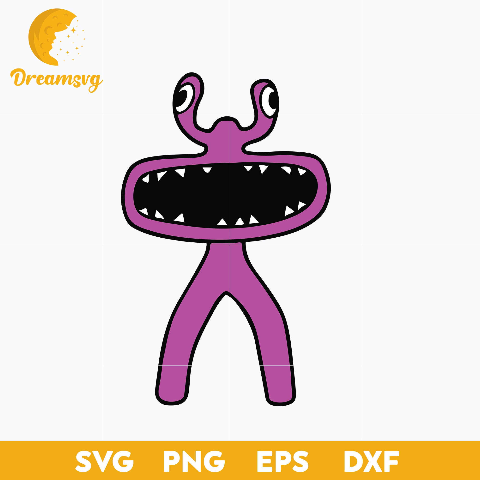 Orange from Rainbow Friends SVG, Funny SVG, PNG DXF EPS Digital File.