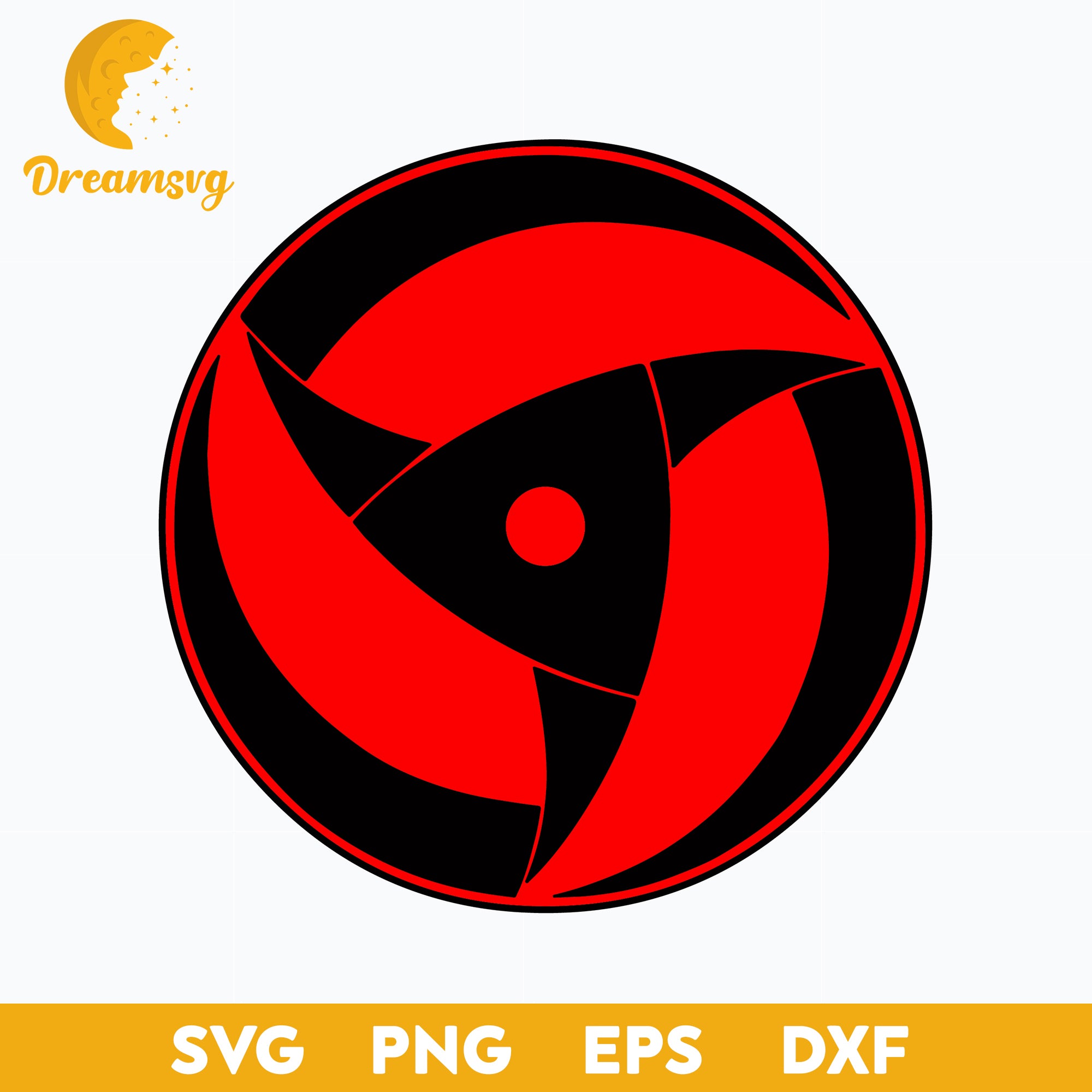 Eternal Sharingan Svg, Mangekyou Sharingan Svg, Anime Naruto Svg, Naruto Svg, file for cricut, Anime svg, png, eps, dxf digital download