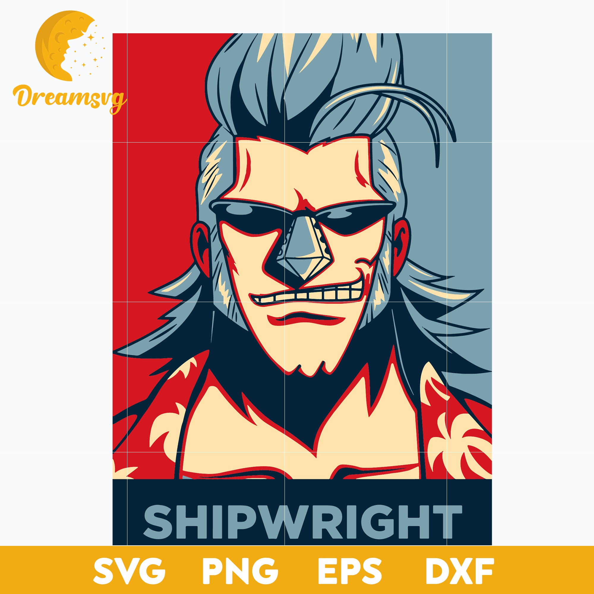 Franky Shipwright One Piece Svg, Franky One Piece Svg, Franky Svg, One Piece Anime Svg,file for cricut, Anime svg, png, eps, dxf digital download