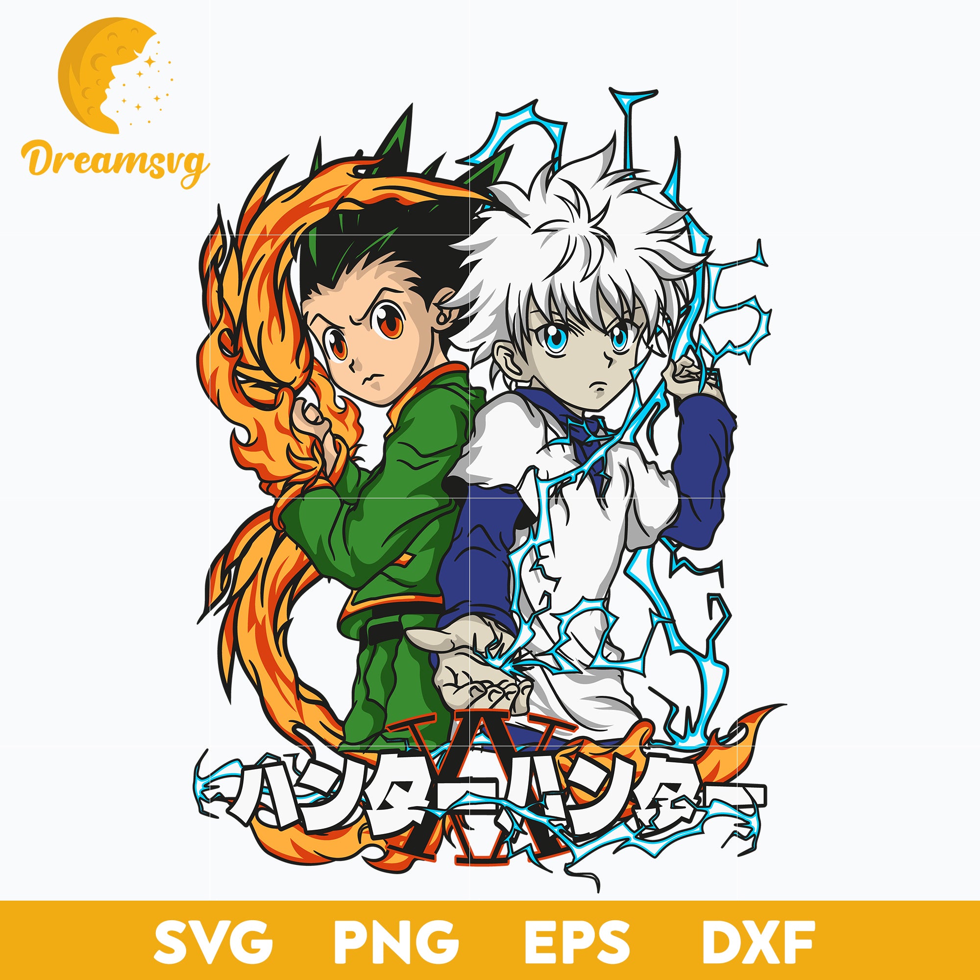 Hunter × Hunter Svg, Killua And Gon Svg, Hunter Anime Svg, Anime Chara –  DreamSVG Store