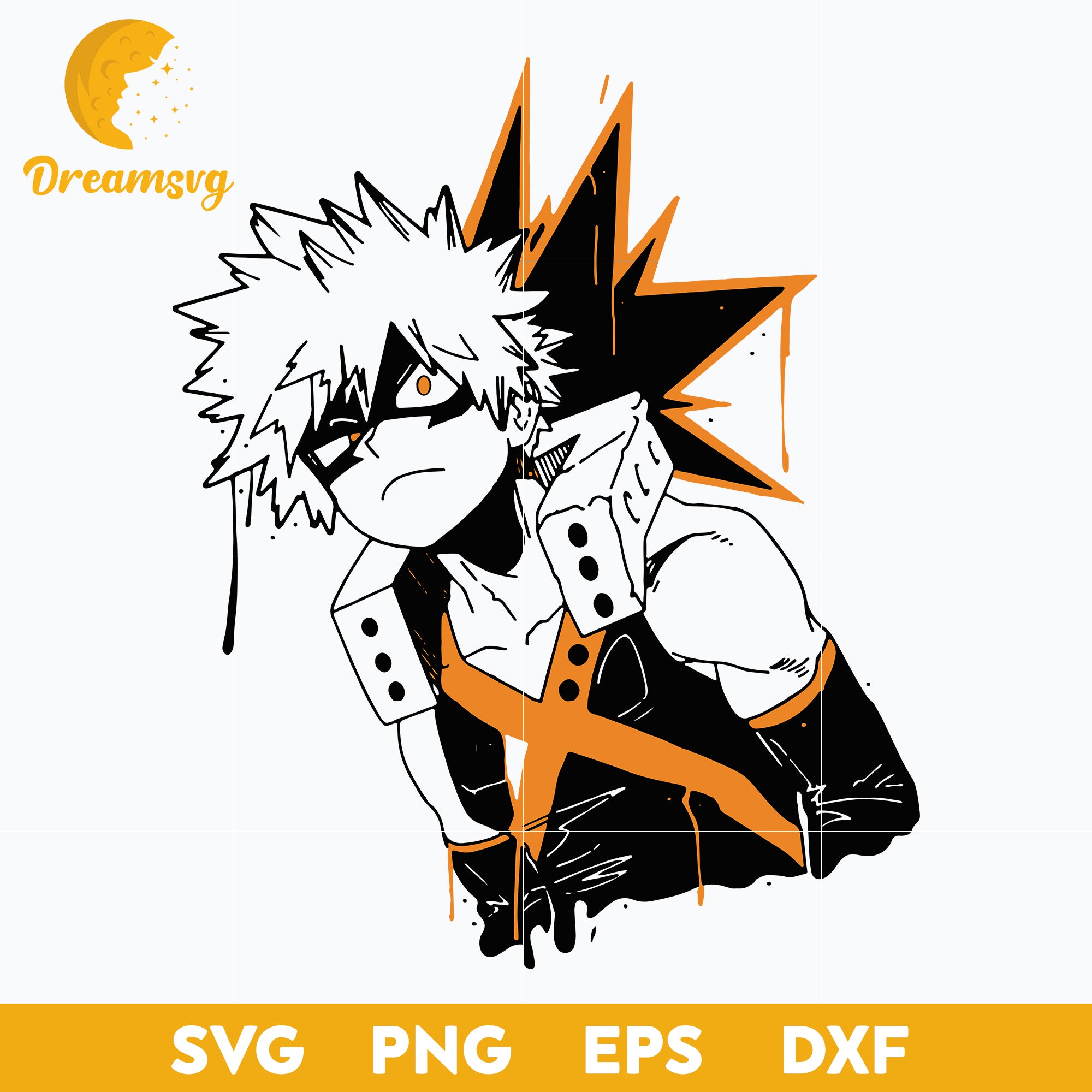 Katsuki Bakugo Svg, My Hero Academia Svg, Kacchan Svg, Kacchan Hero Sv –  DreamSVG Store