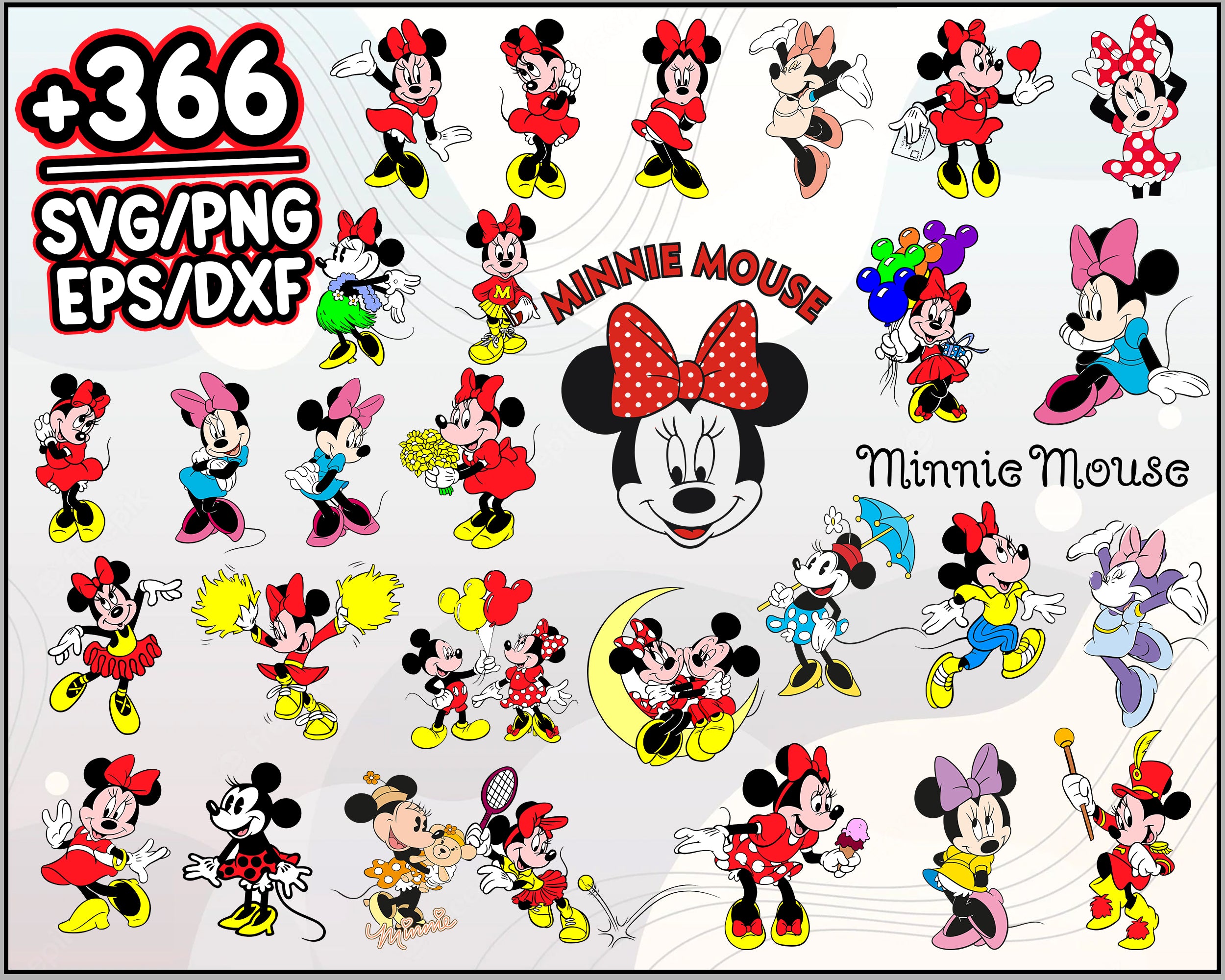 366+ Minnie Mouse svg, Minnie Mouse Birthday, Princess svg, Mickey Mouse clubhouse, Minnie head svg, Tumbler svg, Starbucks svg, Cartoon svg, png, dxf, eps digital file