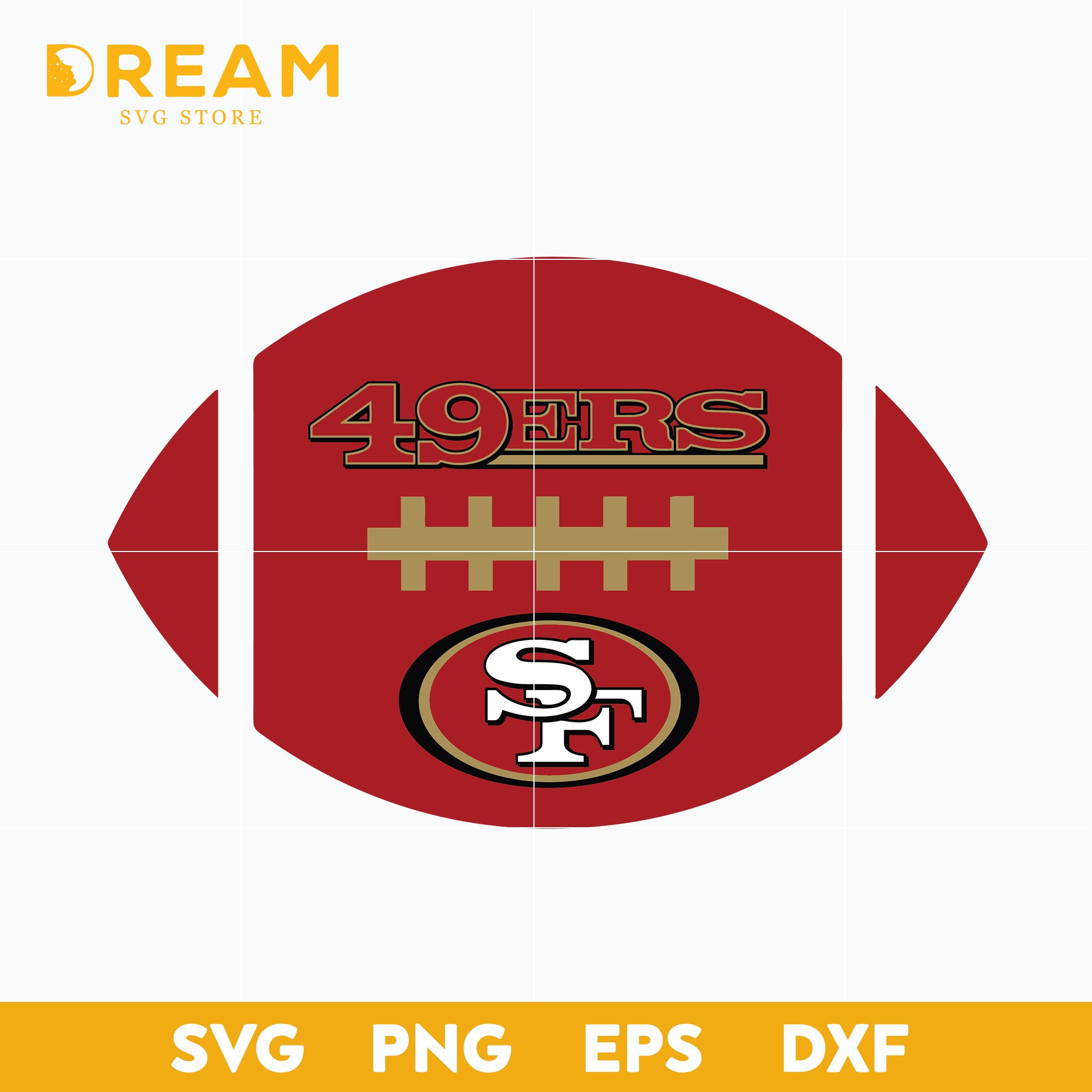 San Francisco 49ers Svg, 49ers Svg, Nfl Svg, Png, Dxf, Eps Digital Fil 