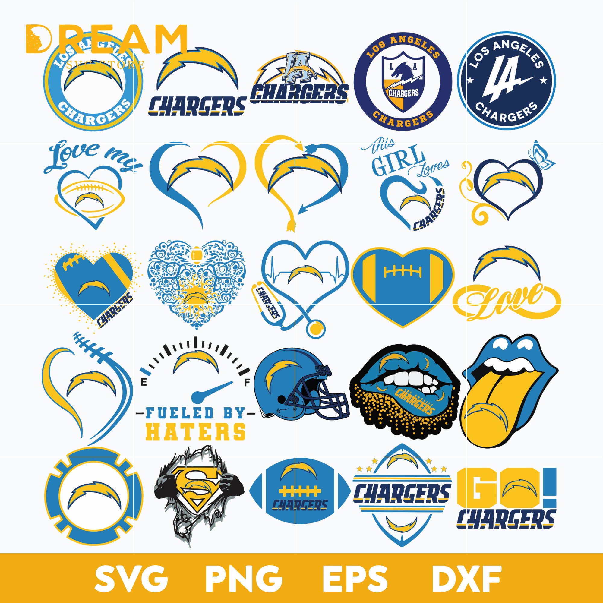 Los Angeles Chargers Bundle svg, Chargers Bundle svg, Sport svg, Nfl svg, png, dxf, eps digital file NFL2512209L