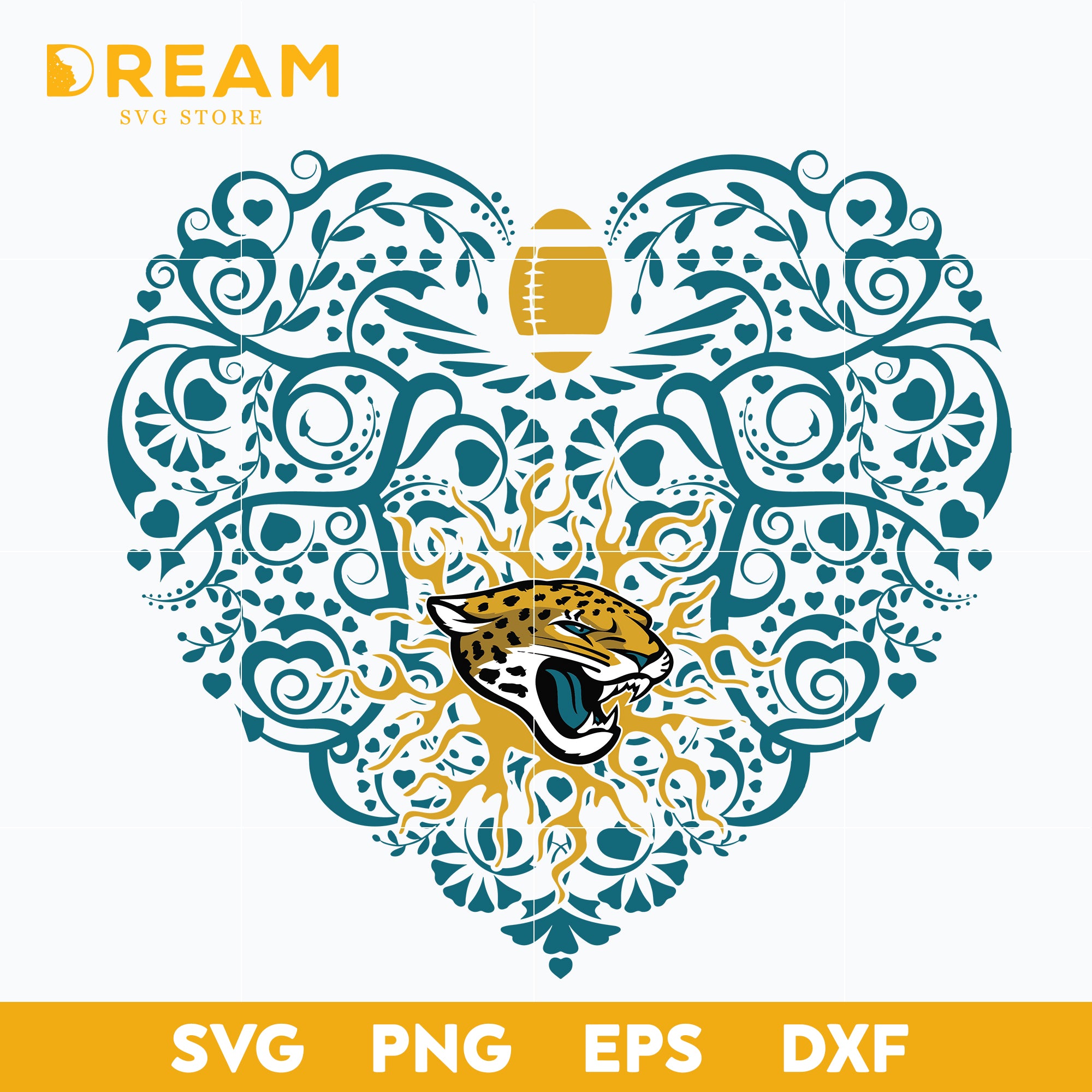 Jacksonville Jaguars svg, Jaguars svg, Sport svg, Nfl svg, png, dxf, eps digital file NFL22122017L