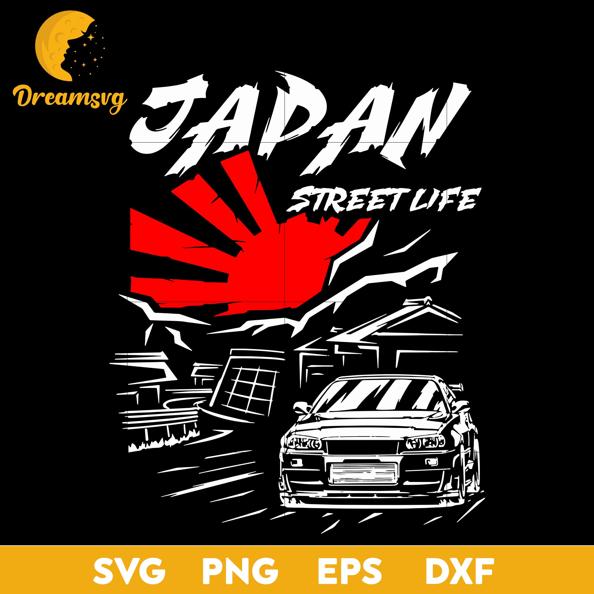 Nissan Skyline Svg, Japan Street Life Svg, Car Lover Svg, Car Enthusiast Svg, Japanese Car Svg, Anime Svg, png, eps, dxf digital download.