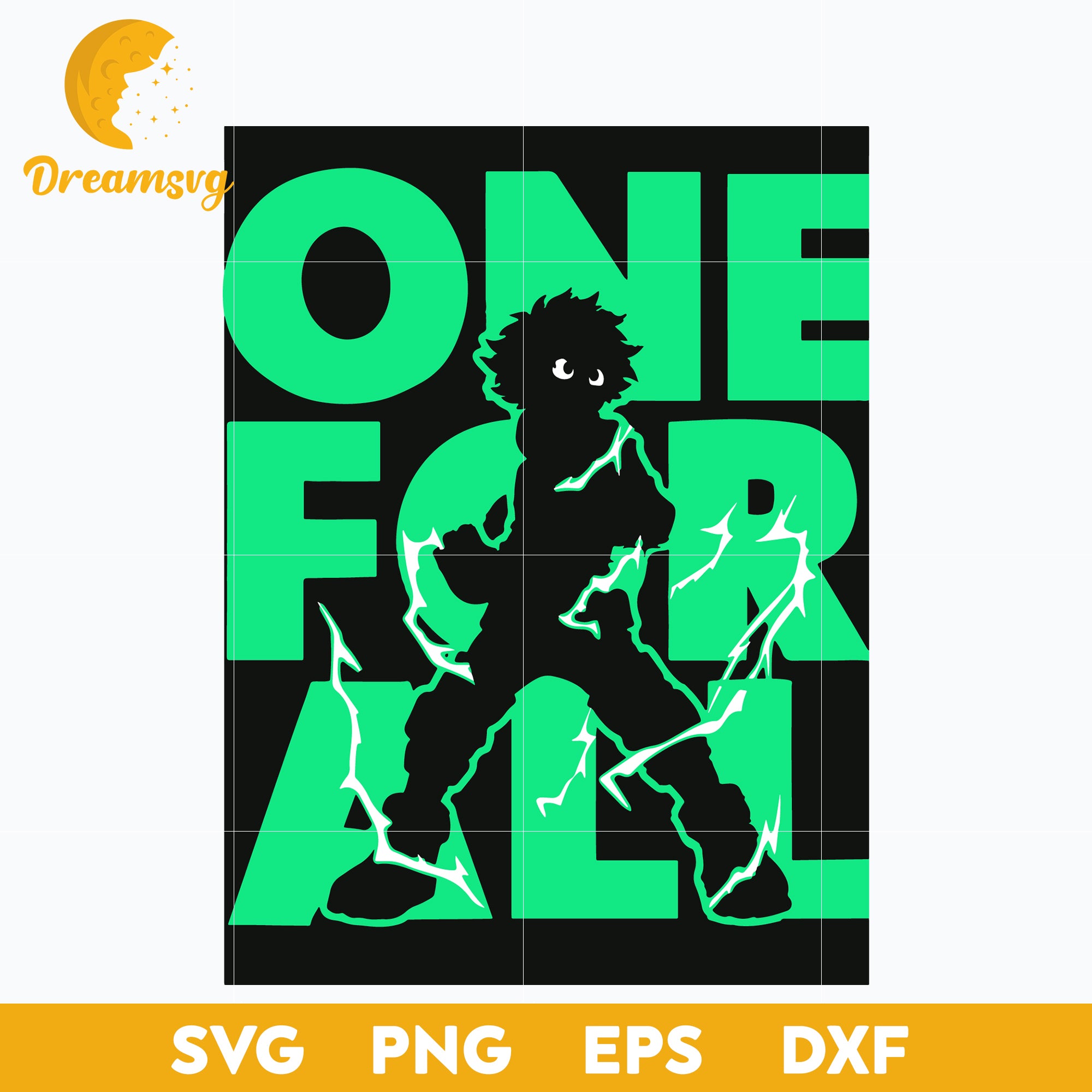 One For All Svg, My Hero Academia Svg, Love Anime Svg, Anime Manga Svg –  DreamSVG Store