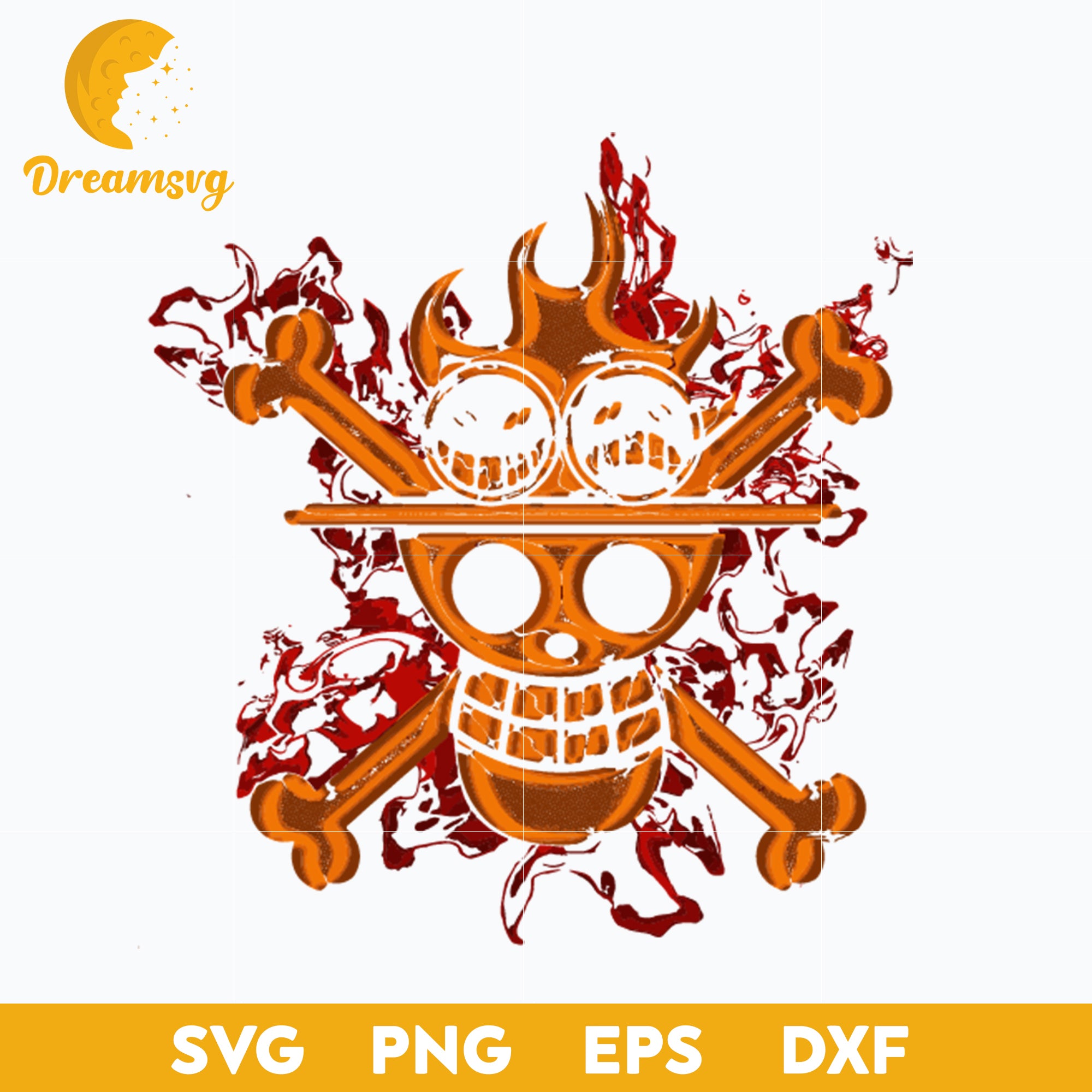 One Piece 2 - Cricut File - Svg, Png, Dxf, Eps - LightBoxGoodMan