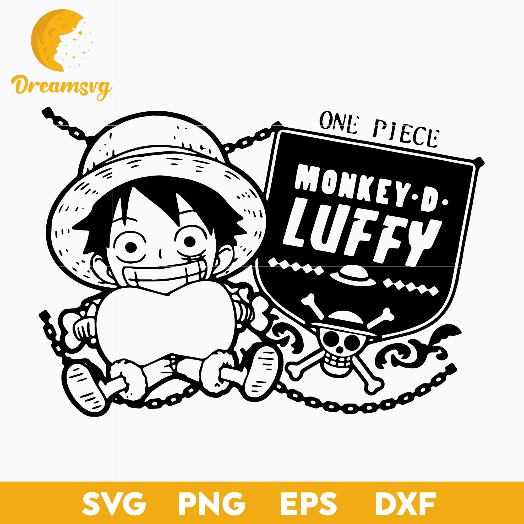 One Piece Monkey D Luffy Svg, One Piece Svg, Anime Svg, Monkey D Luffy Svg,  Luffy Svg, Png Dxf Eps Pdf File