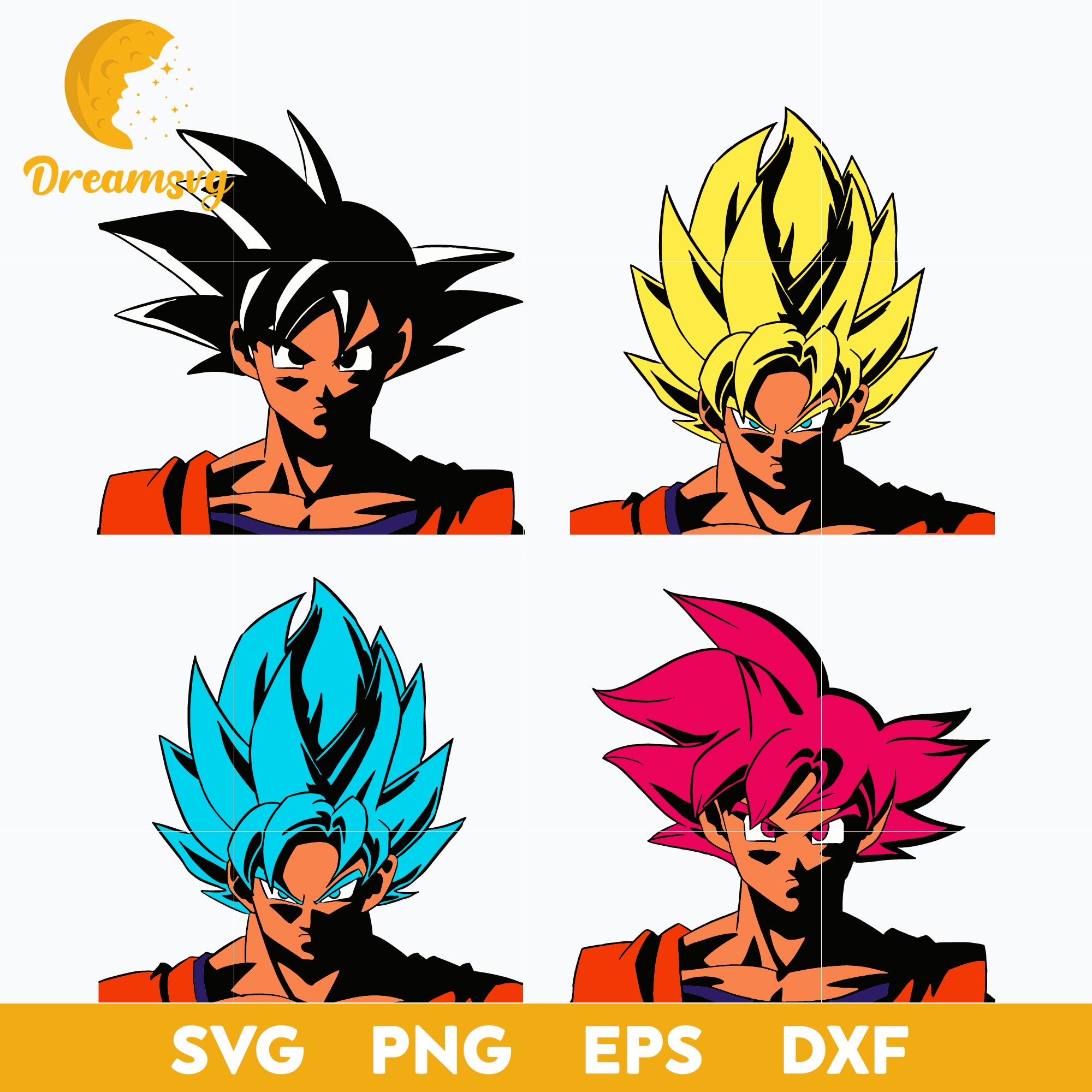 Pop Sayan Svg, Anime Character Svg, Son Goku Svg, Dragon Ball Svg, Son Gohan Svg, Manga Svg, Anime Svg, png, eps, dxf digital download.