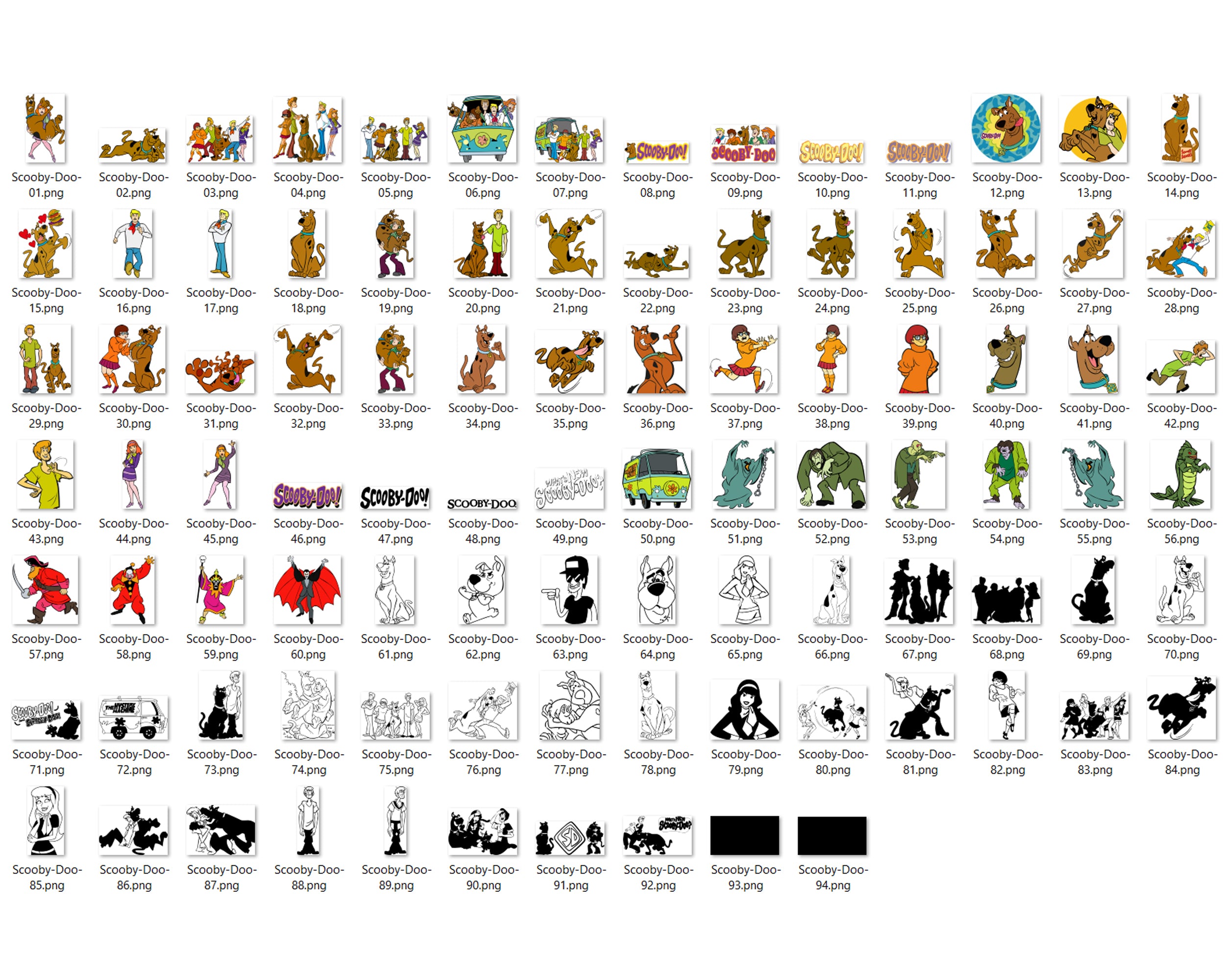 376+ Scooby Doo Svg Bundle, Shaggy SVG, Velma Svg, Shaggy Fred Daphne Velma SVG Files For Cricut, Cartoon svg, png, dxf, eps digital file