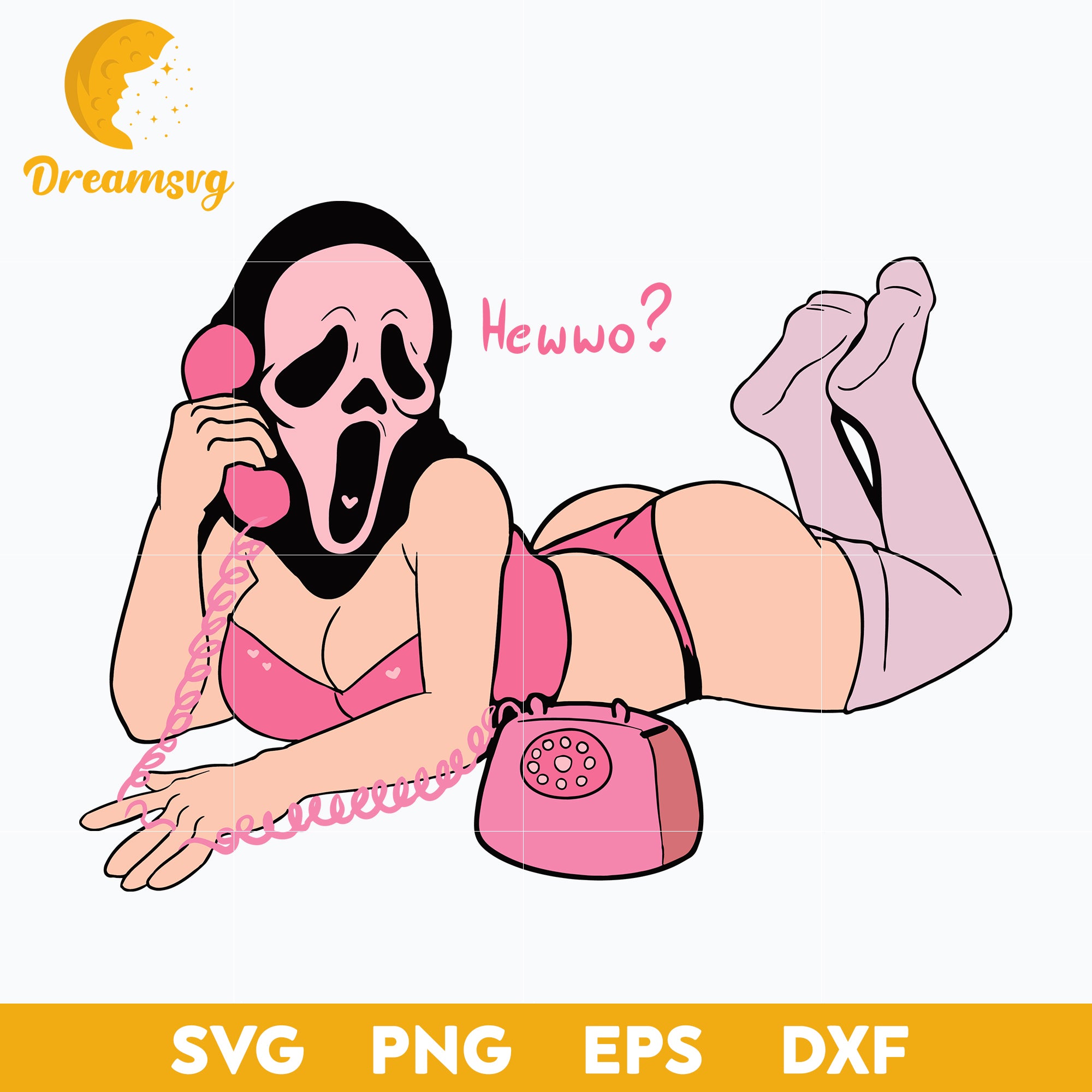 Sexy Ghostface Horror svg, Halloween svg, png, dxf, eps digital file. –  DreamSVG Store