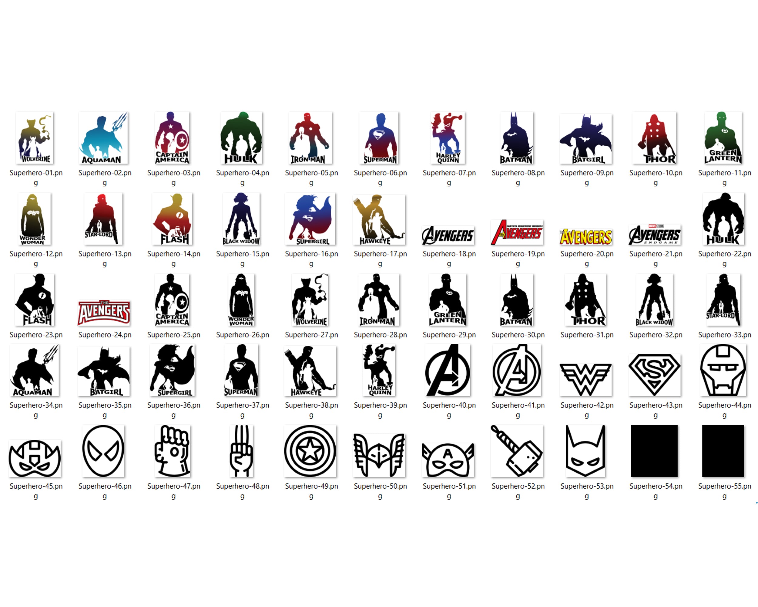 216+ Superhero SVG Bundle, Marvel SVG Mega Bundle, Iron Man Svg, Captain America, Thor, Hulk, Endgame Avenger, Cartoon svg, png, dxf, eps digital file