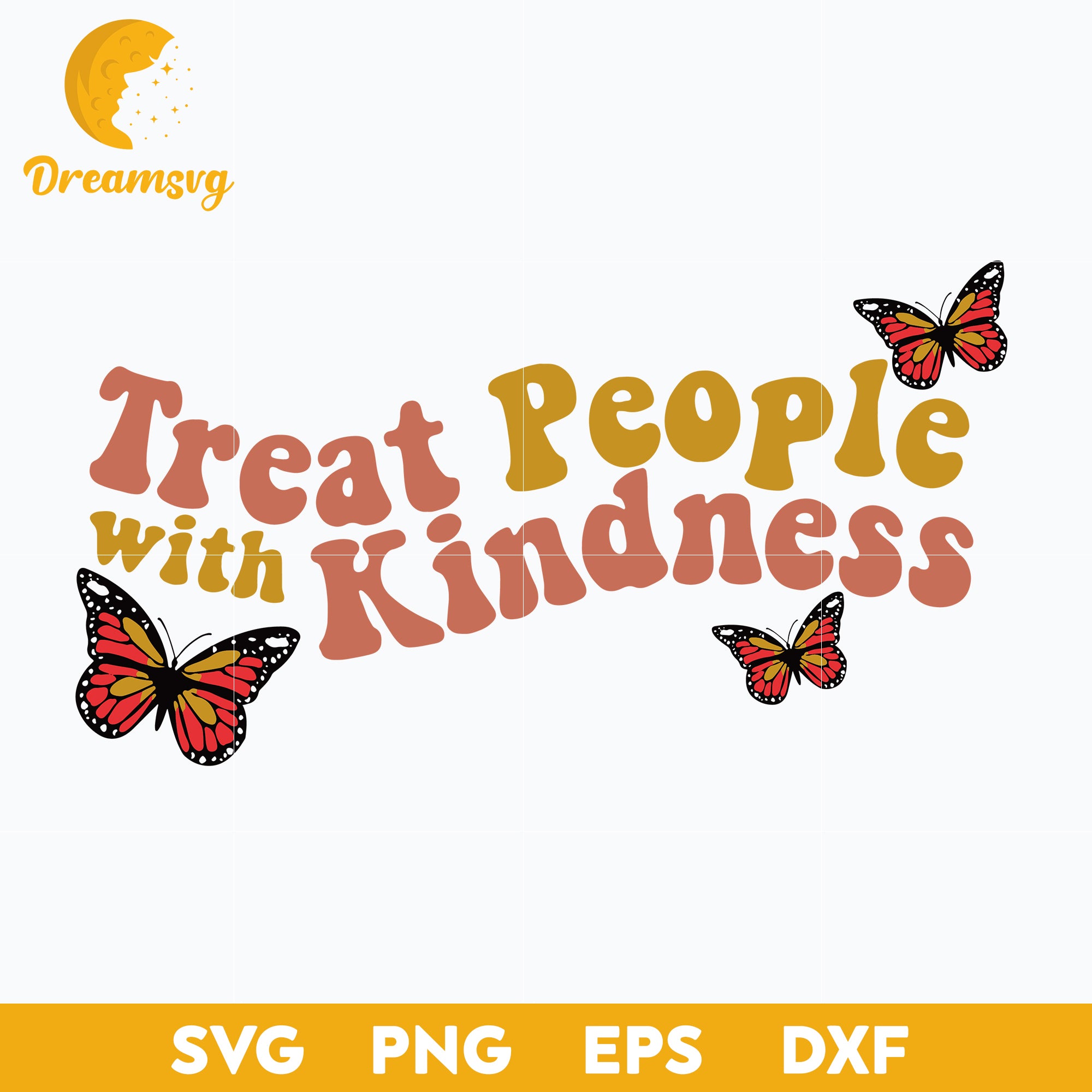 Treat People With Kindness svg, Halloween svg, png, dxf, eps digital file.