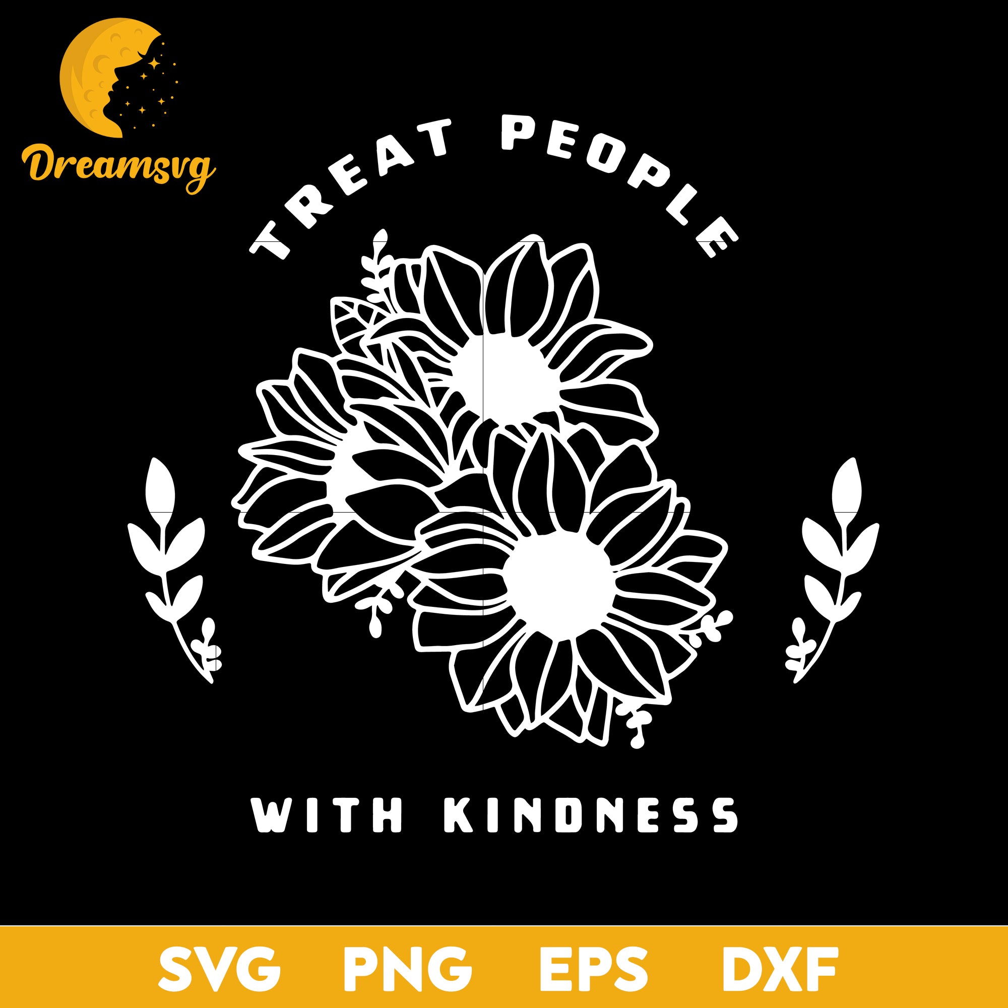 Treat People With Kindness svg, Halloween svg, png, dxf, eps digital file.