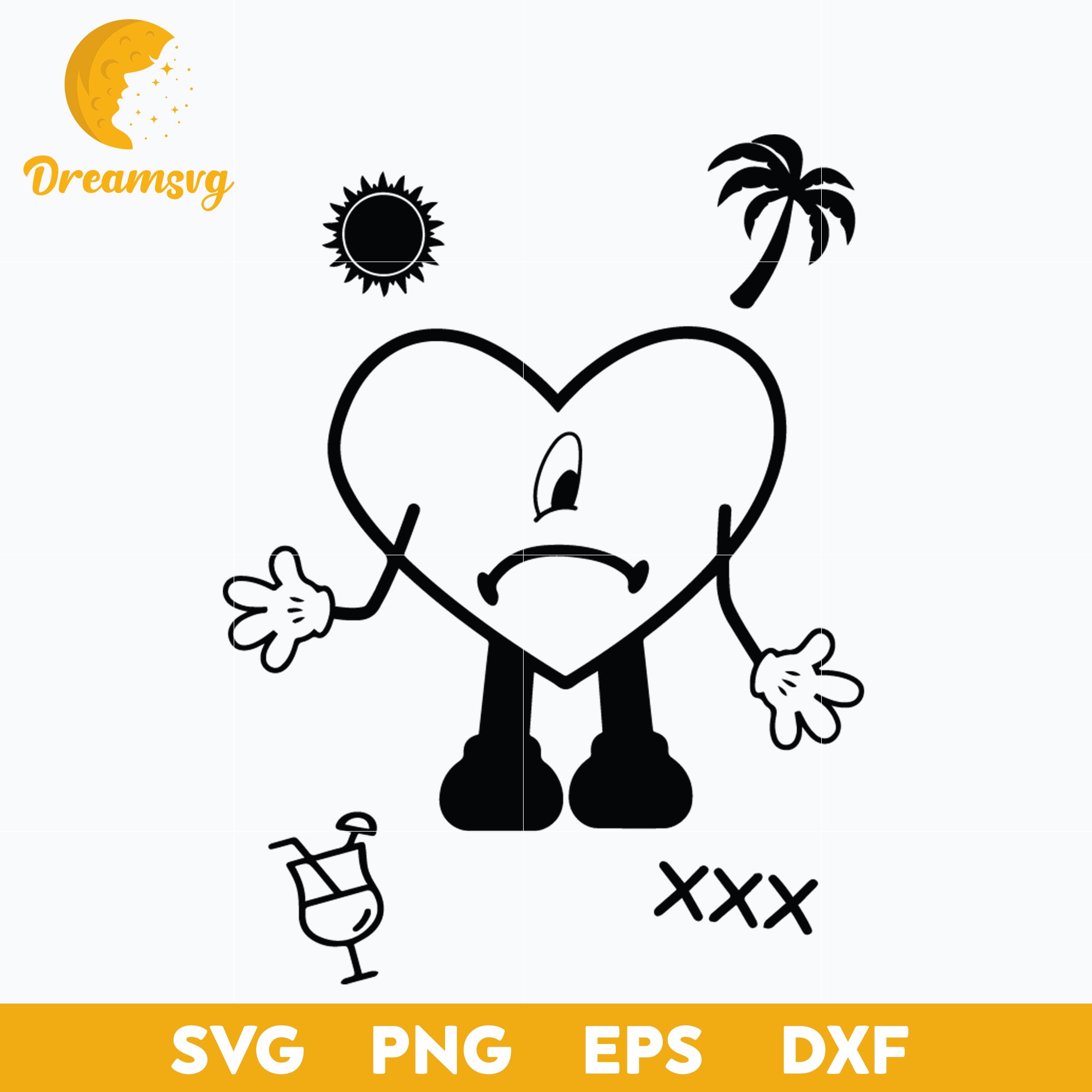 Bad Bunny svg, Un Verano Sin Ti Svg, layered svg, cricut svg, files fo –  DreamSVG Store