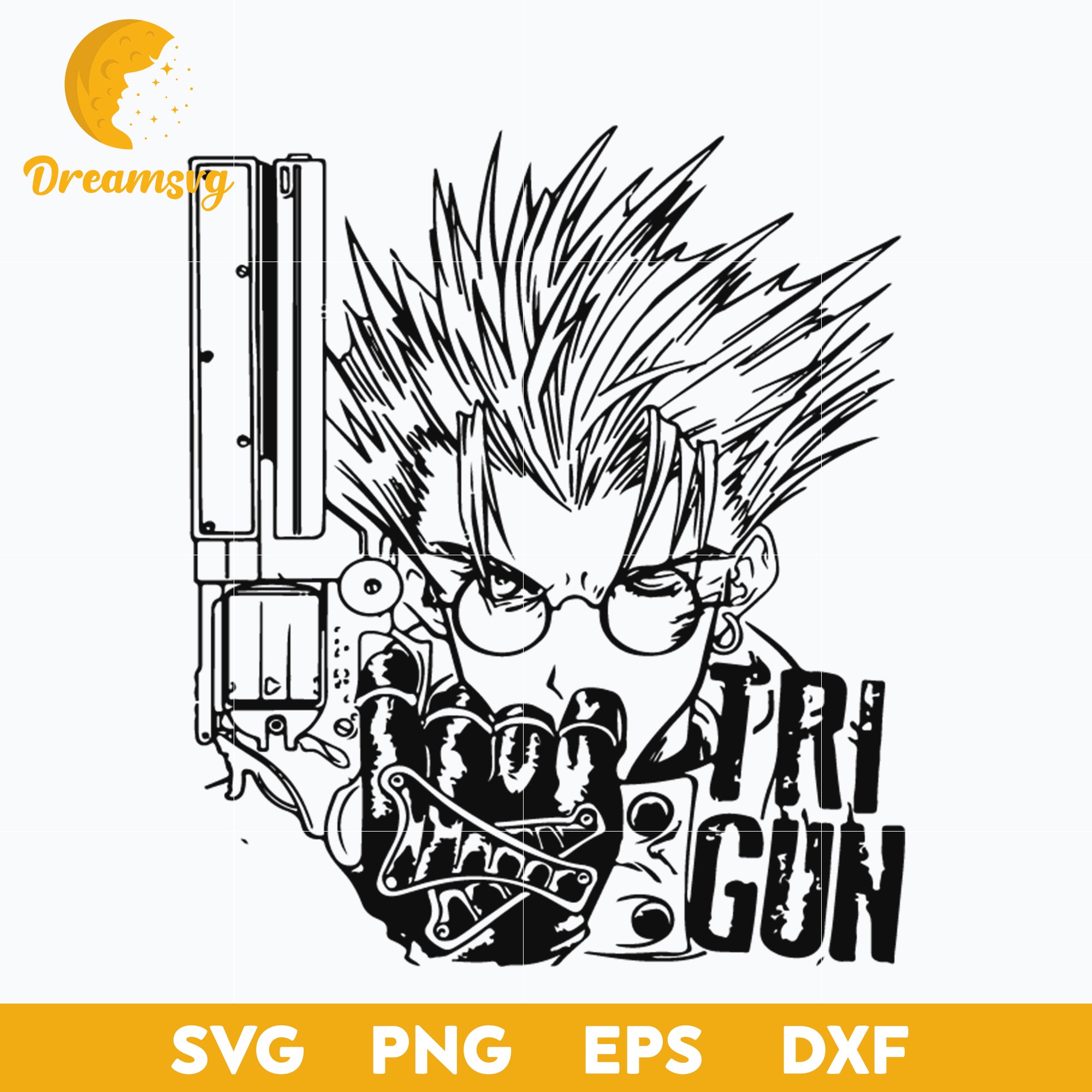 Vash The Stampede Svg, Trigun Svg, Anime Manga Svg, Cartoon Svg, Anime –  DreamSVG Store