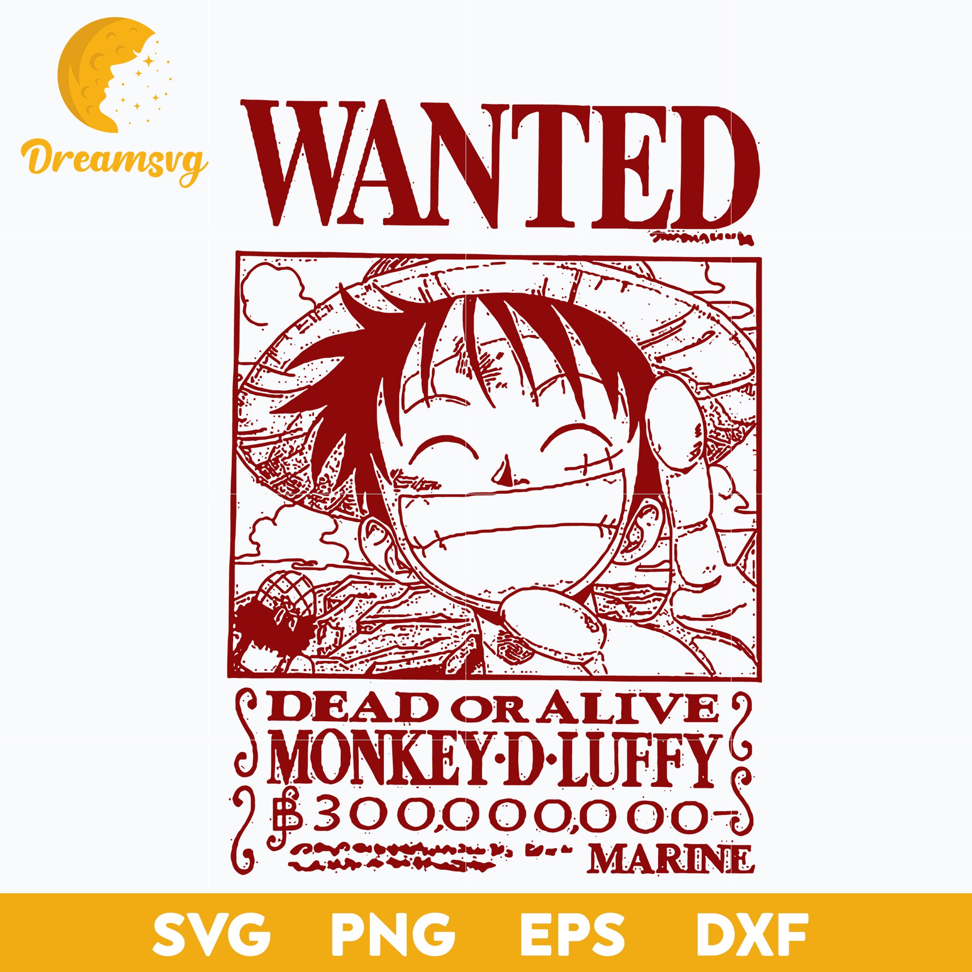 One-Piece Wanted Poster Portrait – The Anime Portrait Shop, poster one  piece wanted 