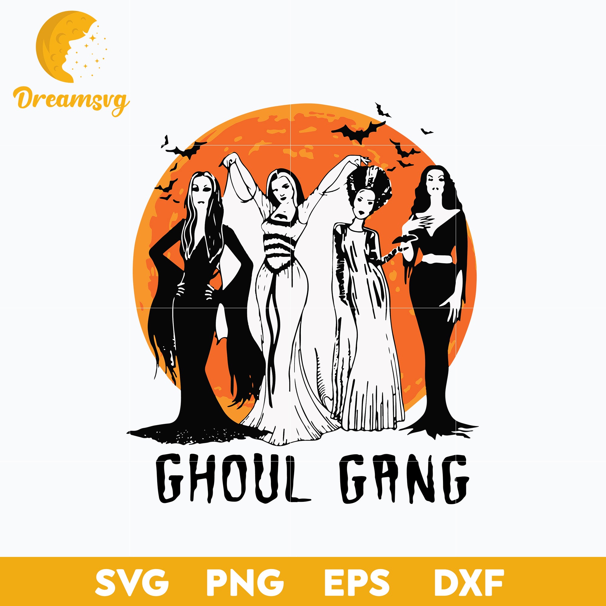 Witches Goul Gang svg, Halloween svg, png, dxf, eps digital file.