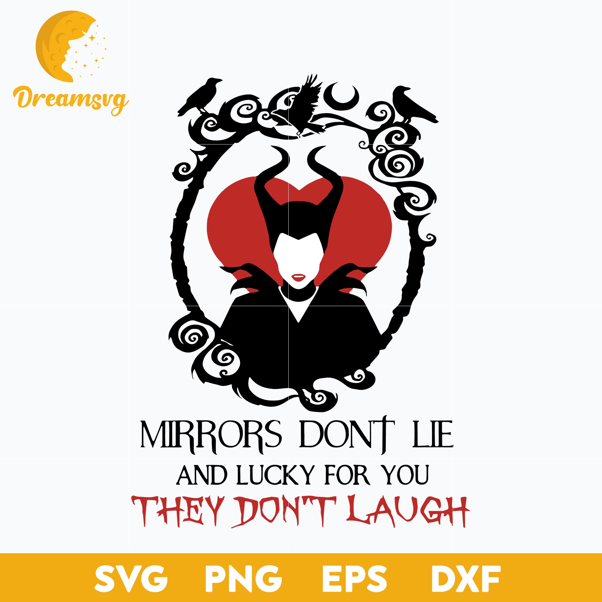 Witches Mirrors Don't Lie svg, Halloween svg, png, dxf, eps digital file.