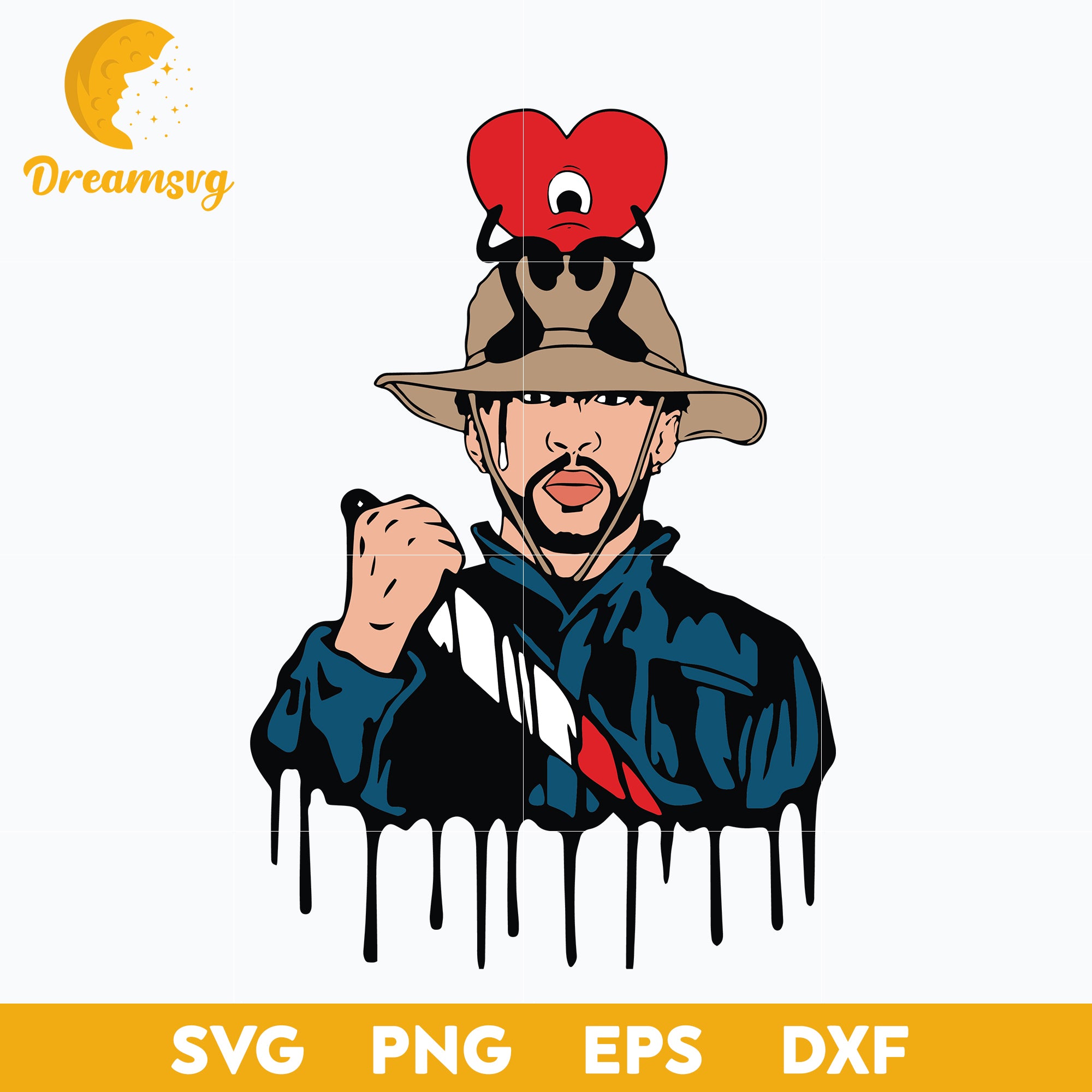 Bad Bunny Halloween Svg