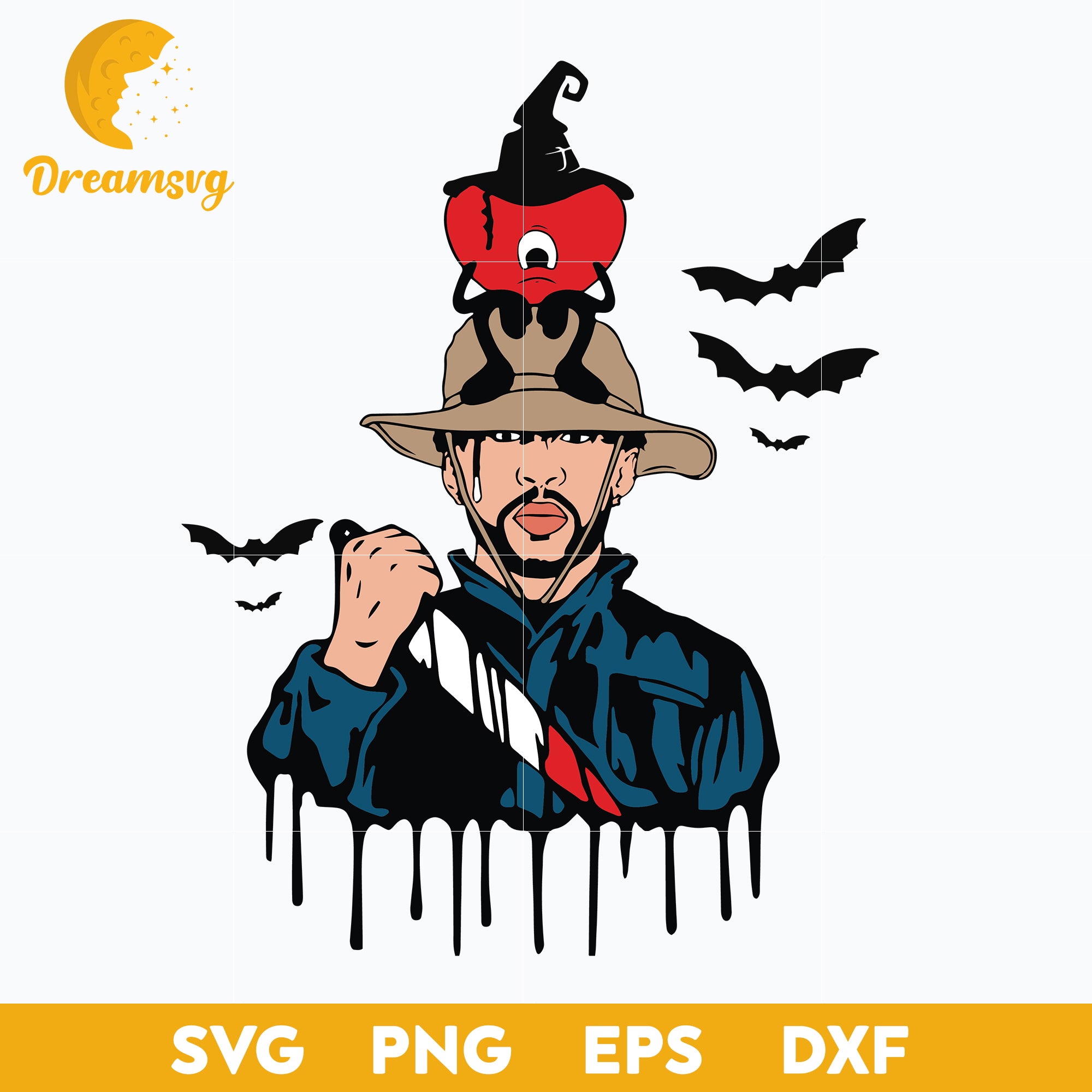 Bad Bunny Halloween Svg
