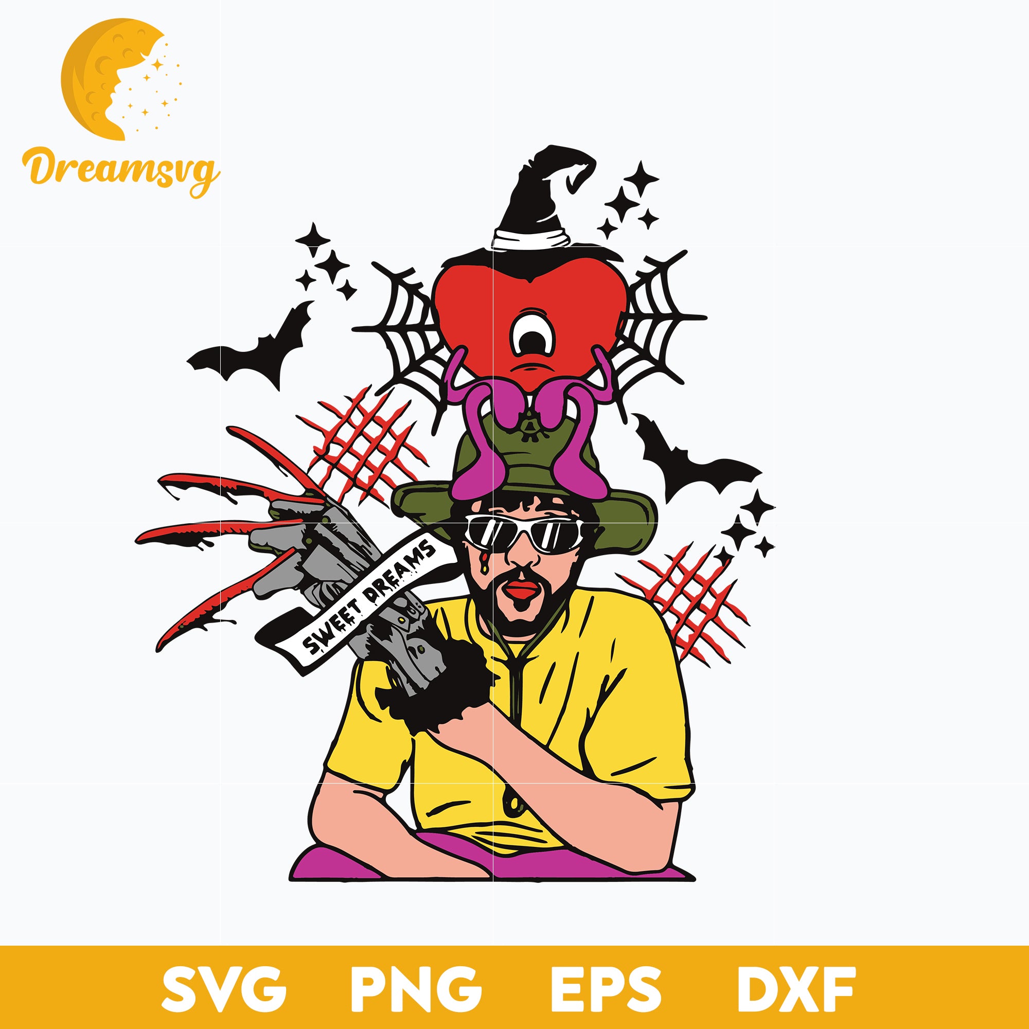 Bad Bunny Halloween Svg