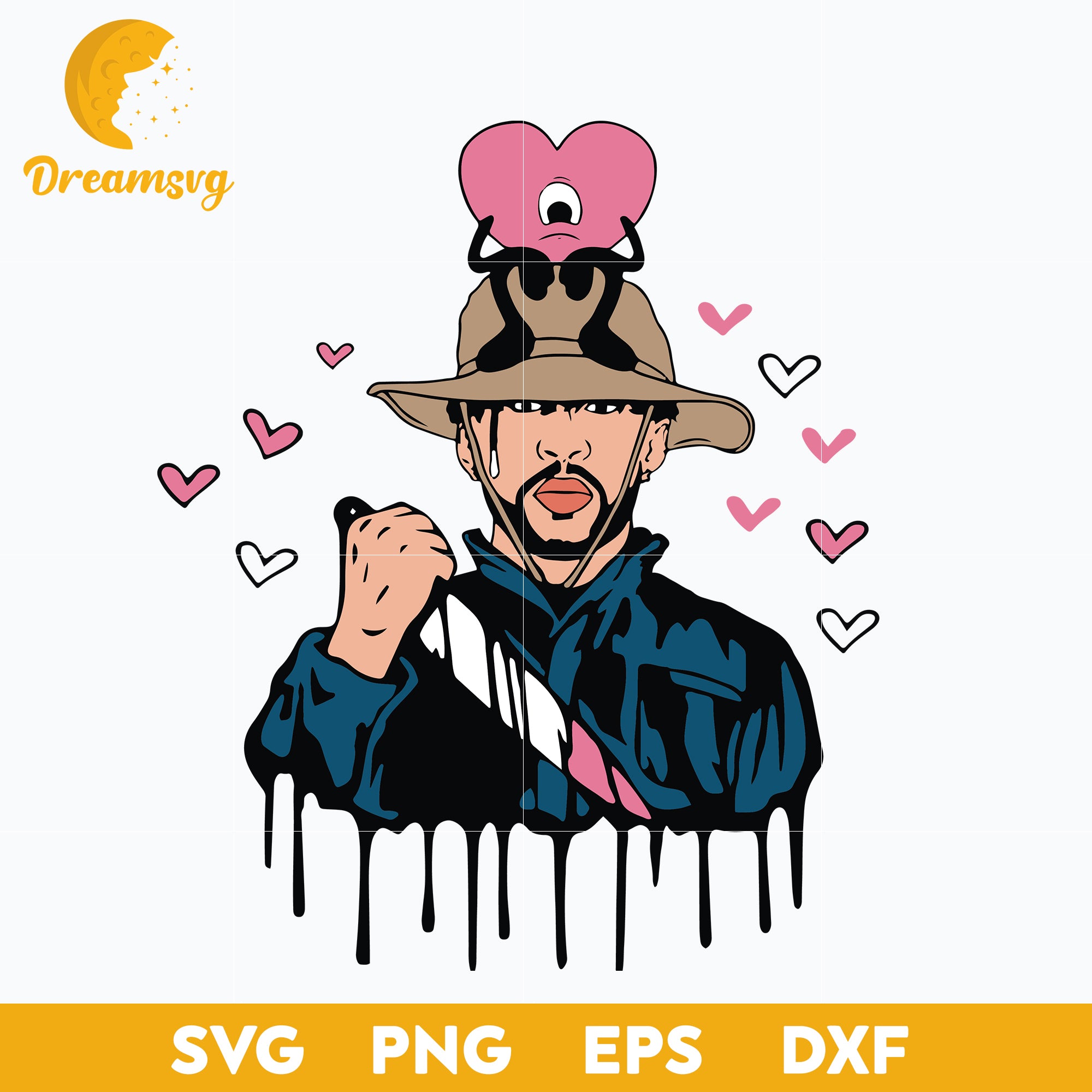 Bad Bunny Halloween Svg