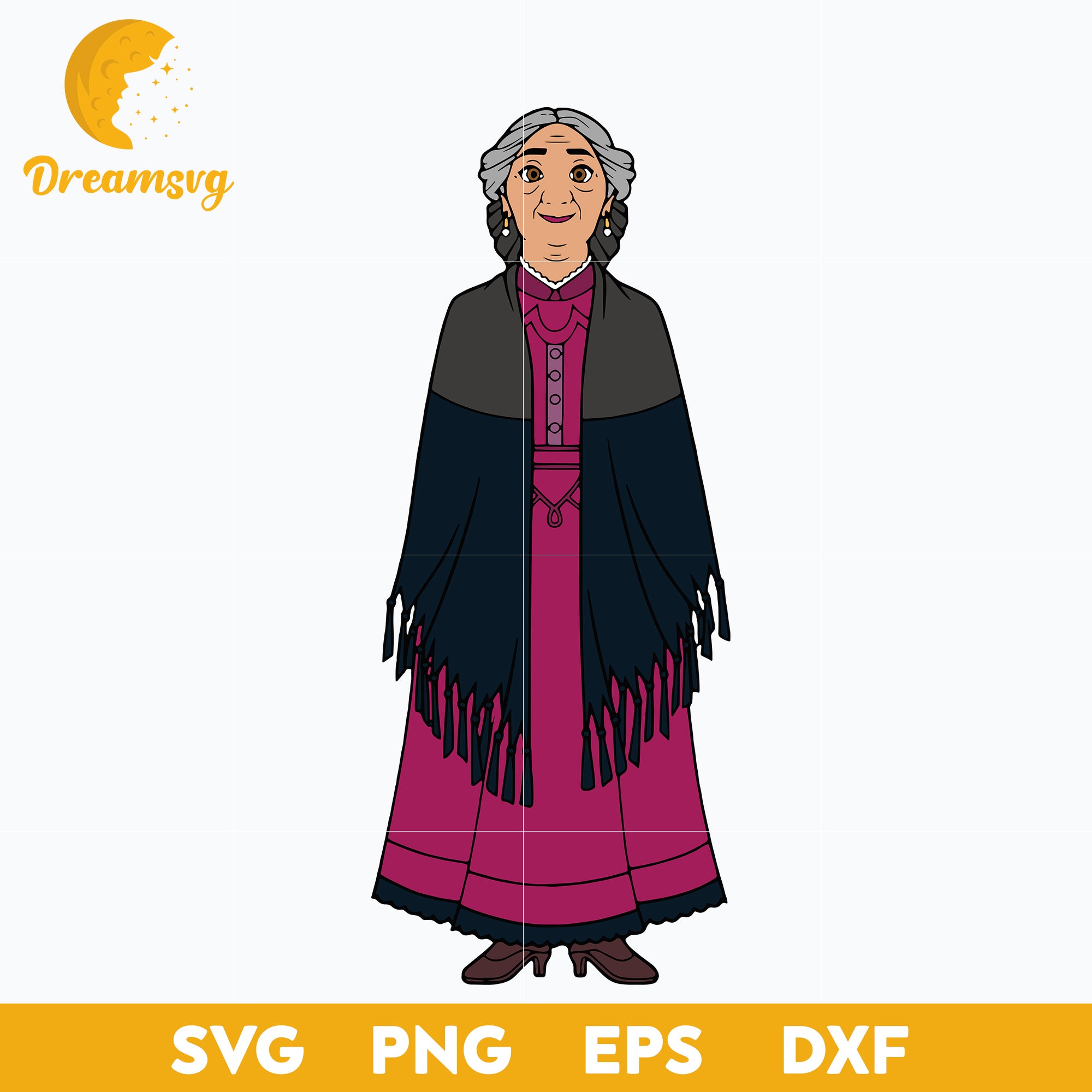 Abuela Alma Madrigal svg, Encanto svg, Bundle Encanto svg, Birthday Party svg, Birthday svg, cut files for cricut silhouette, layered svg, cricut svg, png, dxf, eps digital file.