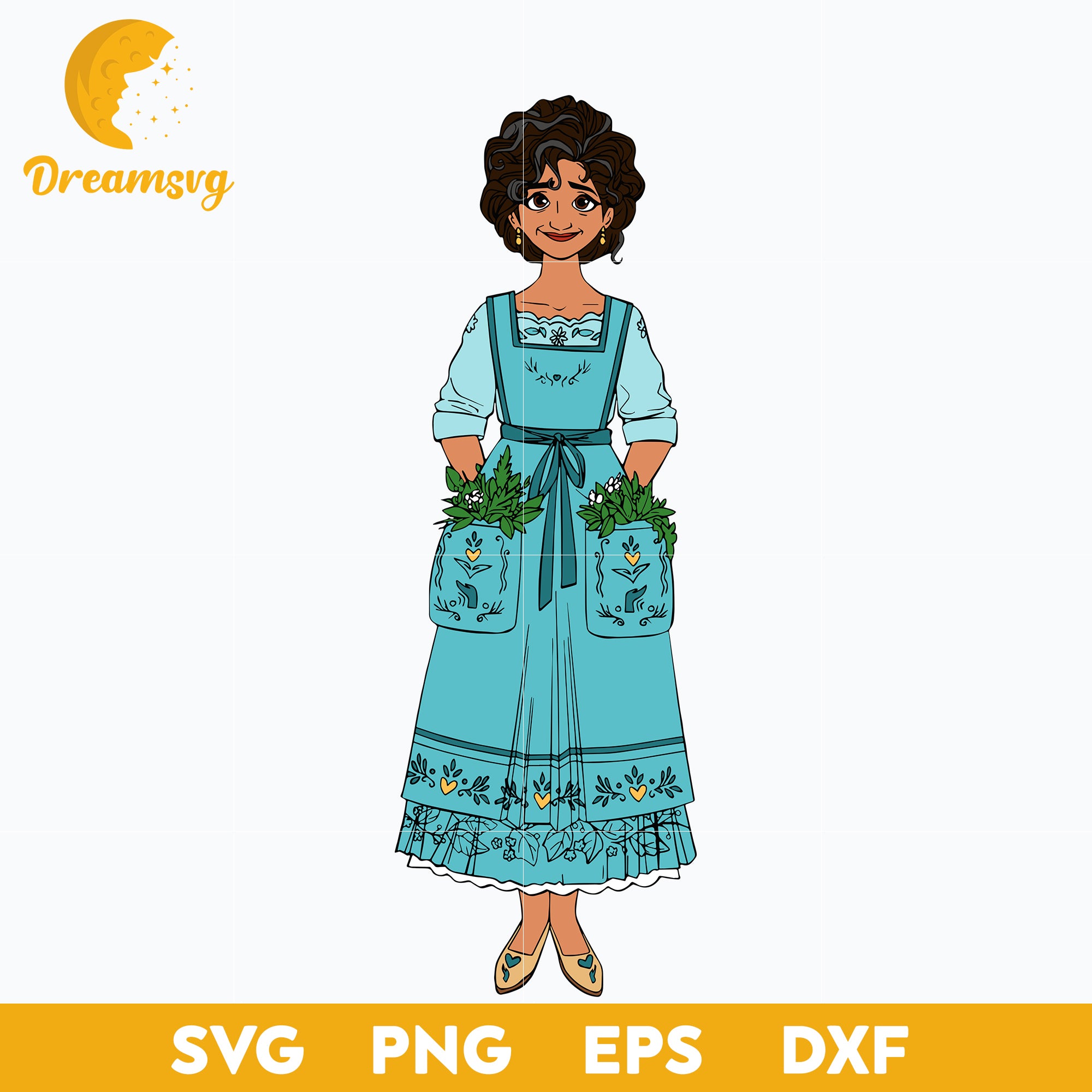 Julieta Madrigal, Encanto svg, Bundle Encanto svg, Birthday Party svg, Birthday svg, cut files for cricut silhouette, layered svg, cricut svg, png, dxf, eps digital file.