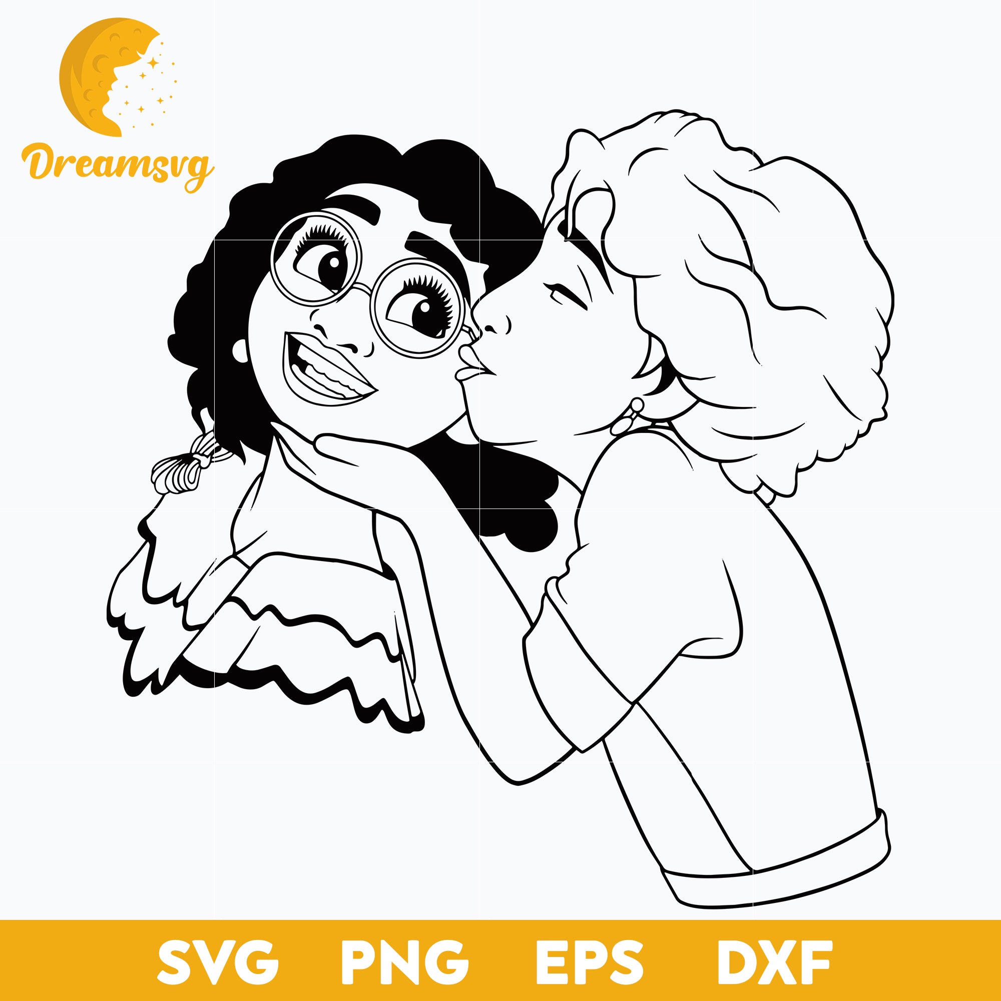 Mirabel Madrigal, Mirabel Mom svg outline, Encanto svg, Bundle Encanto svg, Birthday Party svg, Birthday svg, cut files for cricut silhouette, layered svg, cricut svg, png, dxf, eps digital file.