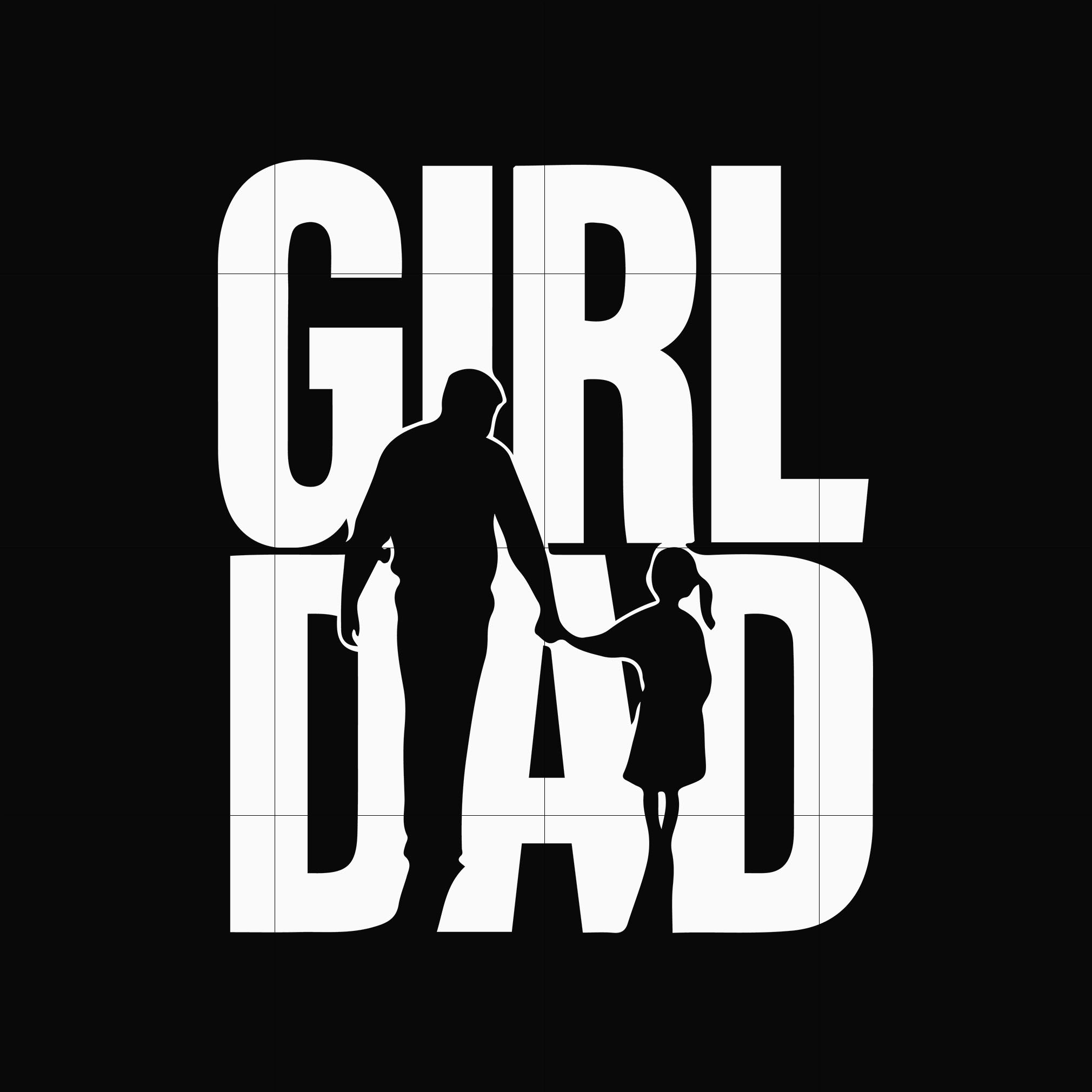 Girldad svg, png, dxf, eps, digital file FTD159