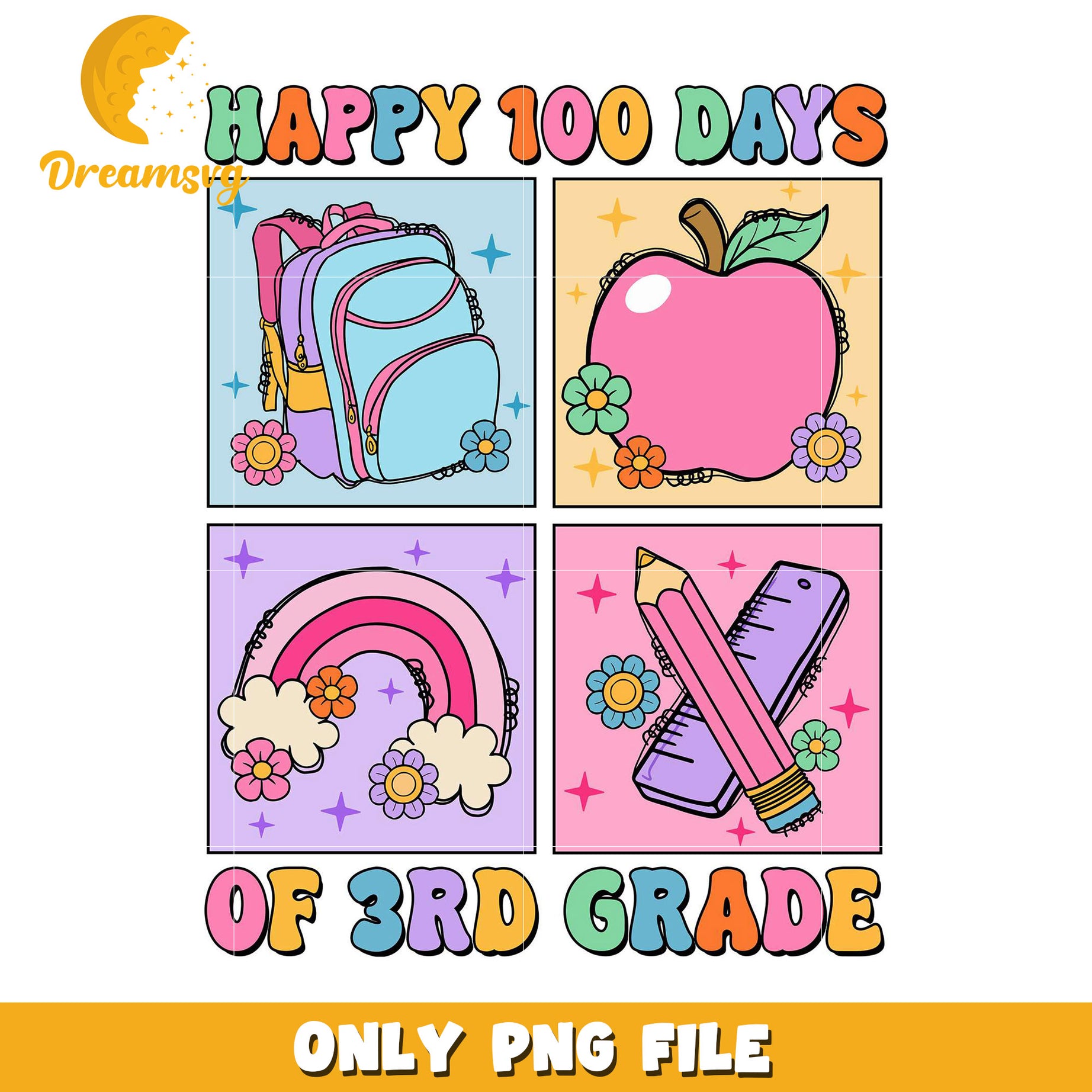 100 Days 3rd Grade PNG Clipart