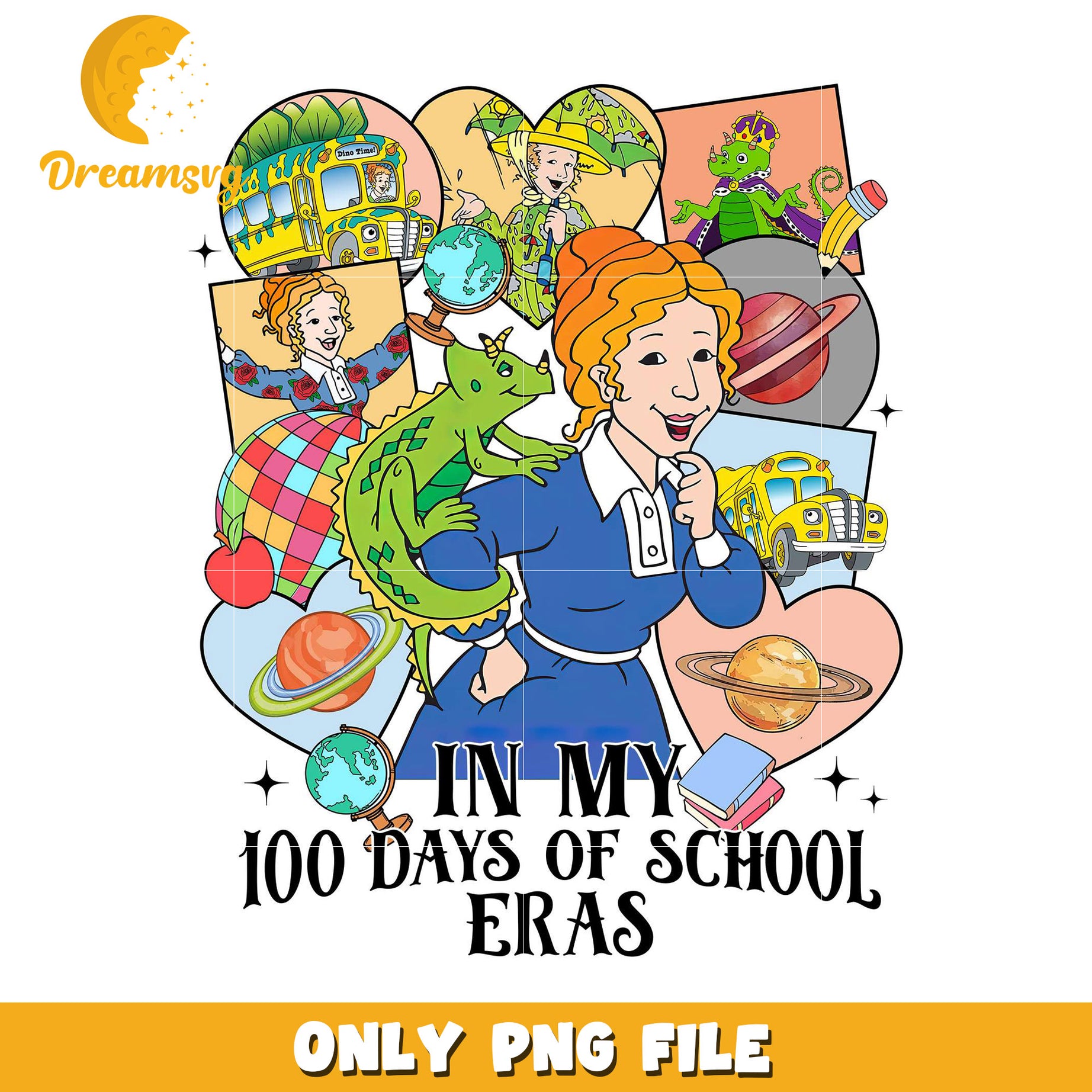 100 Days School Eras PNG