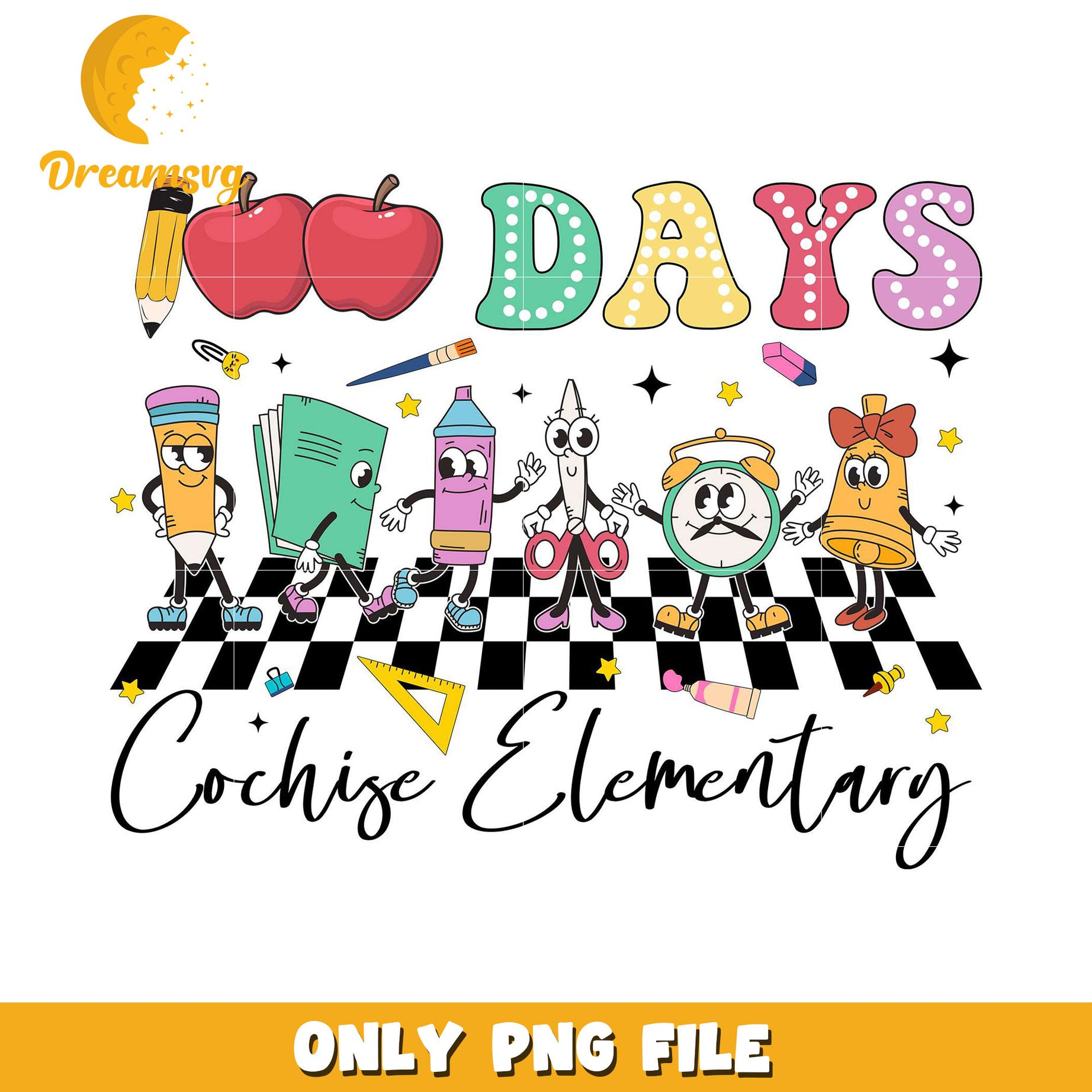 100 Days School PNG Cochise Elementary