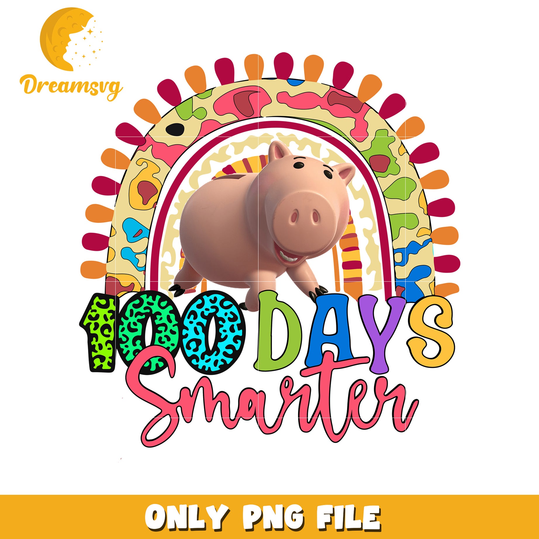 100 Days Smarter PNG Ham PNG