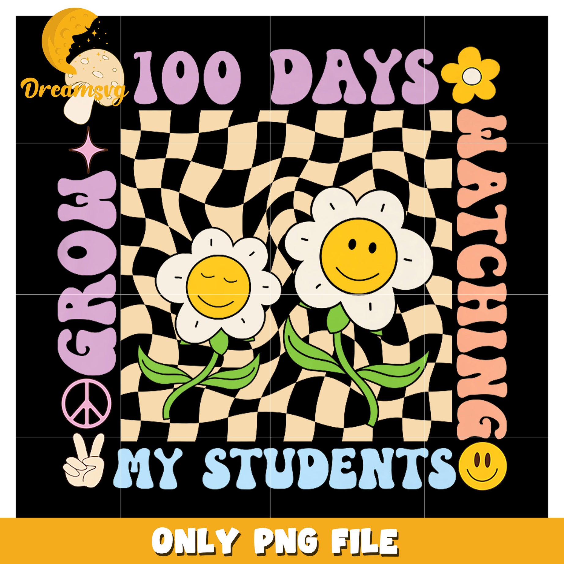 100 Days Watching My Students PNG