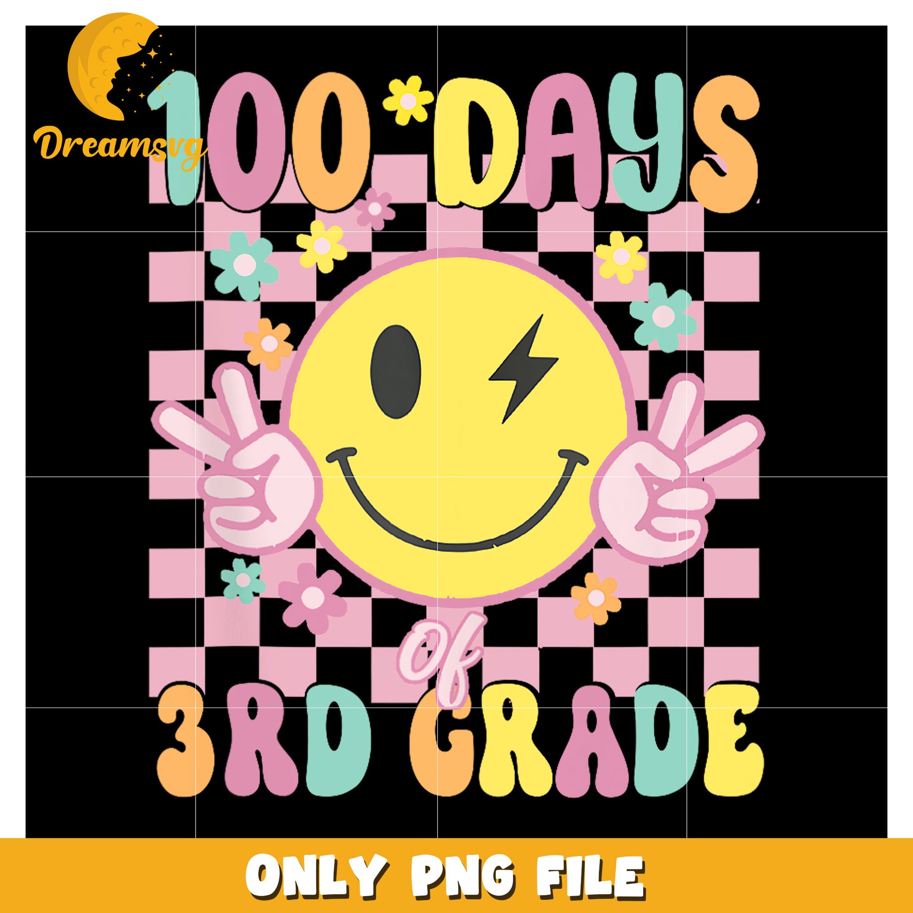 100 Days of 3rd Grade PNG