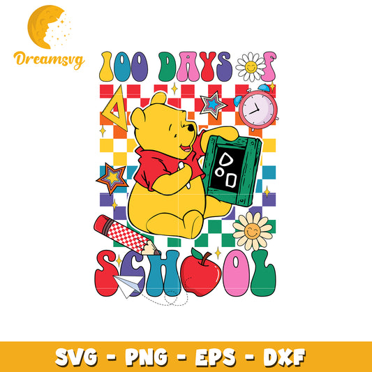 100 Days of School Inspirational Svg Graphic Design File