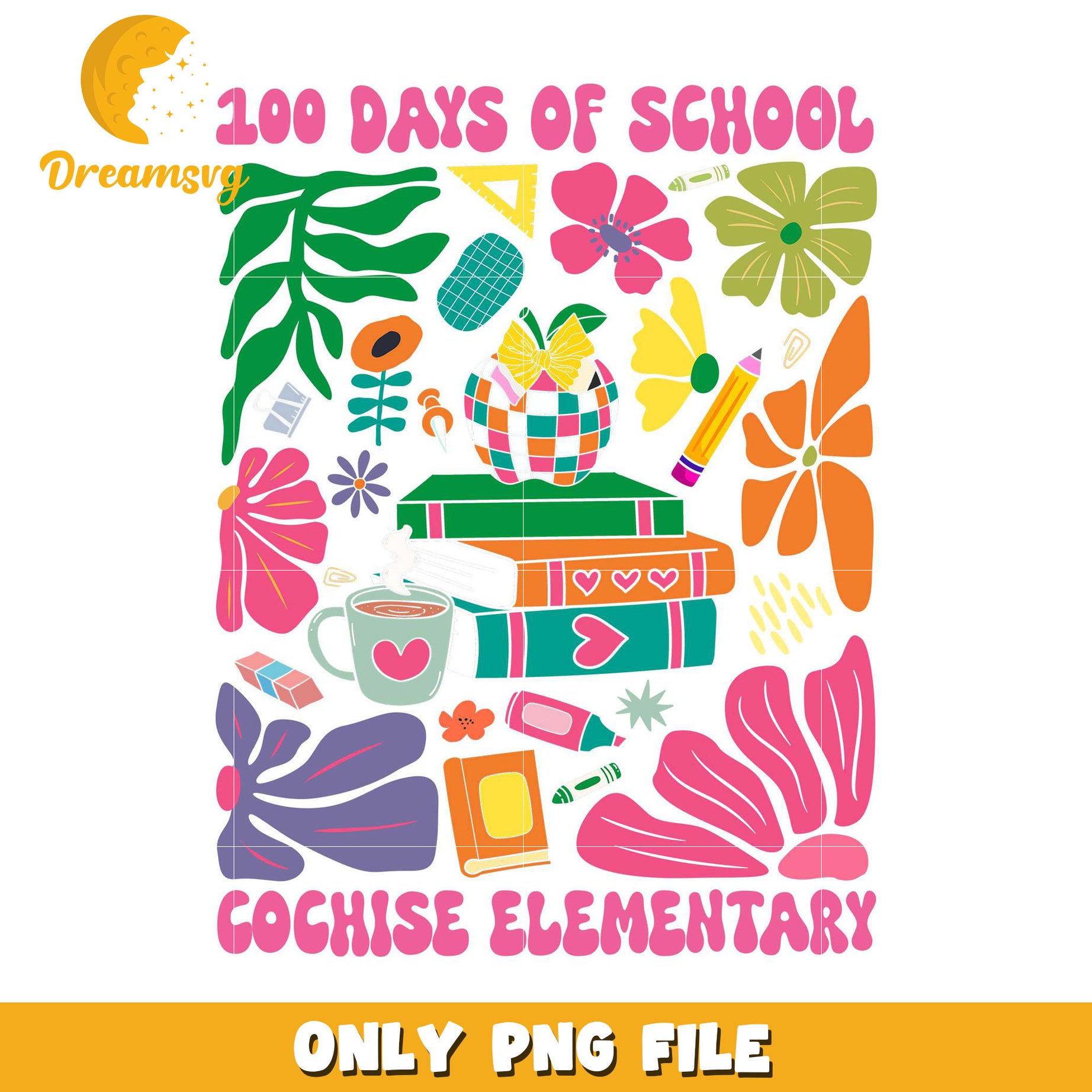 100 Days of School PNG Cochise Elementary