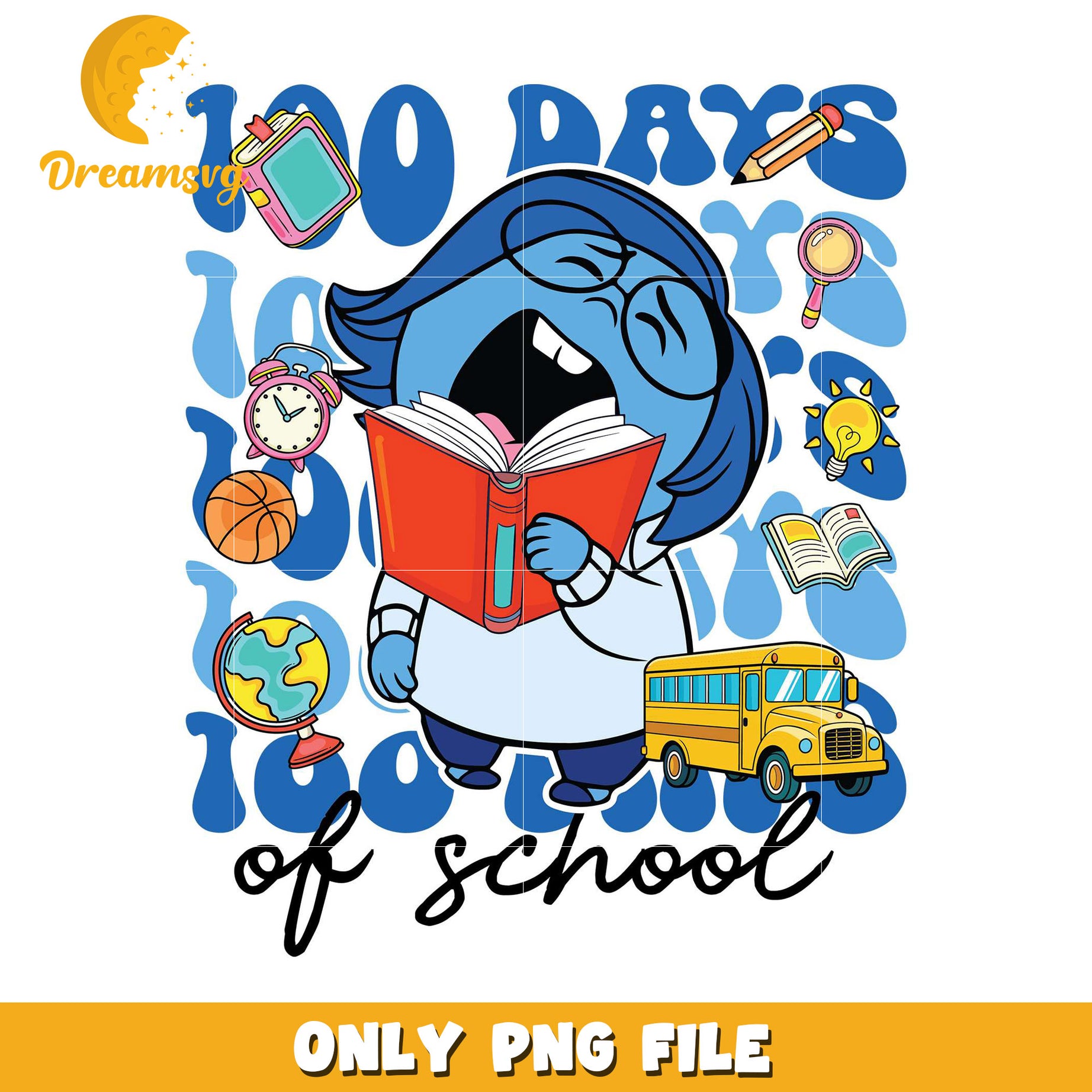 100 Days of School PNG Sadness