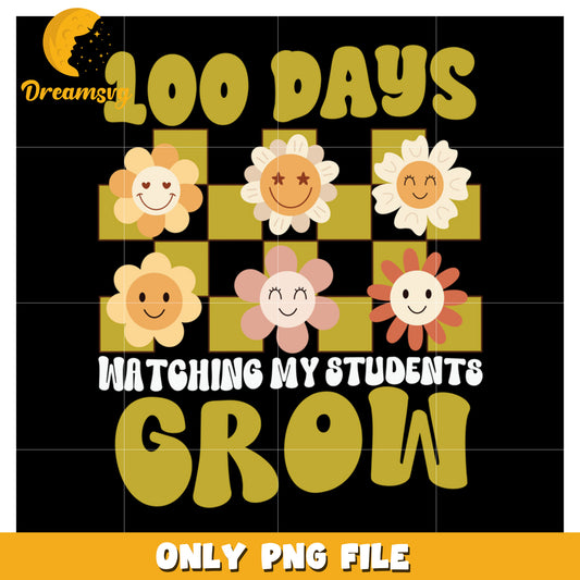 100 Days of School PNG Teacher Design