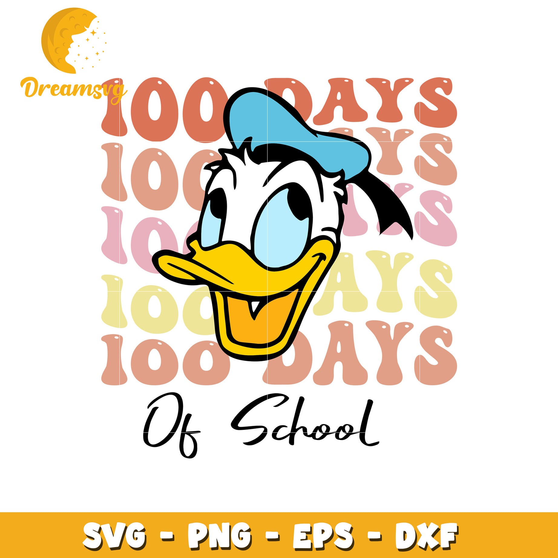 100 Days of School SVG Design for Creative Projects