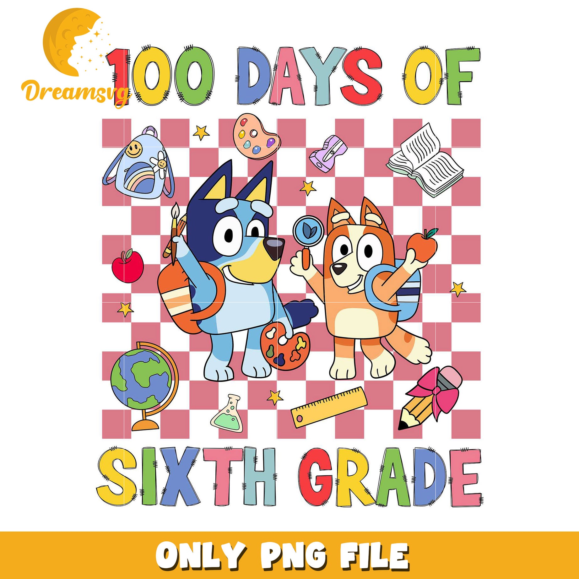 100 Days of Sixth Grade PNG