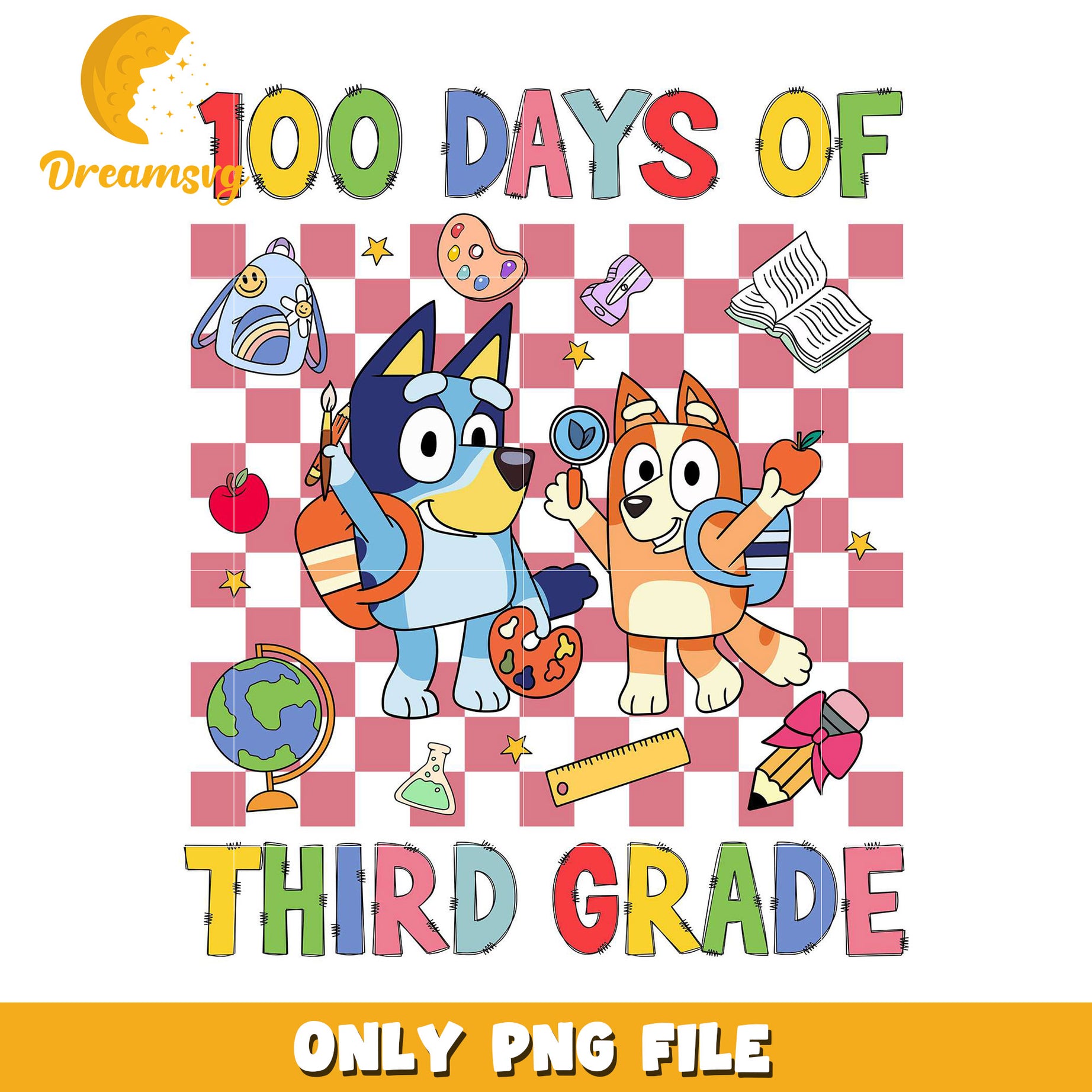 100 Days of Third Grade PNG