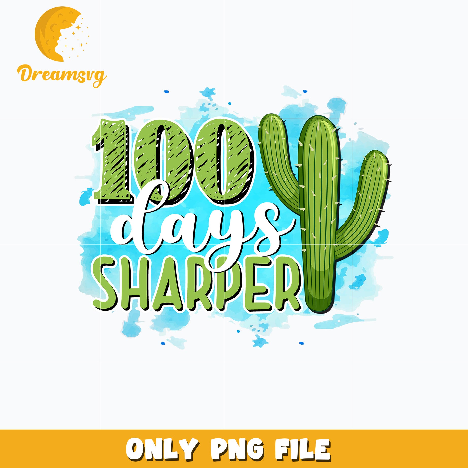 100 days sharper png