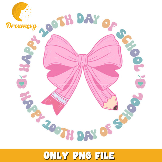 100th Day School Bow PNG