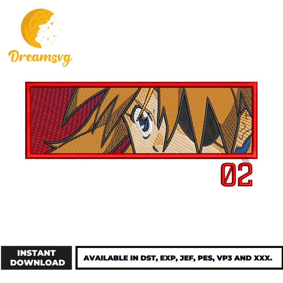 Asuka Eyes embroidery design